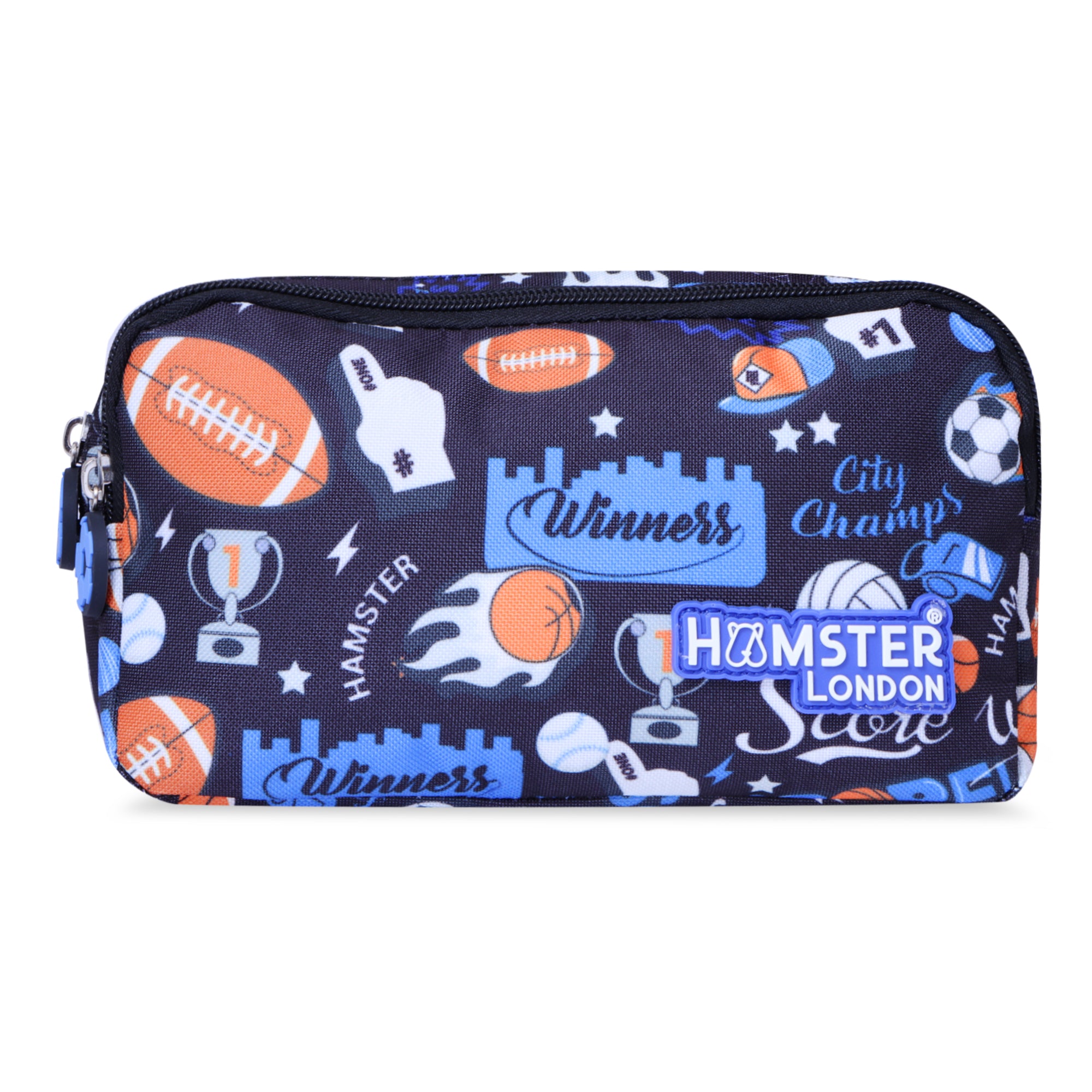 Hamster London School Bundle City Champ Backpack + Lunch Bag + Pouch + Sipper