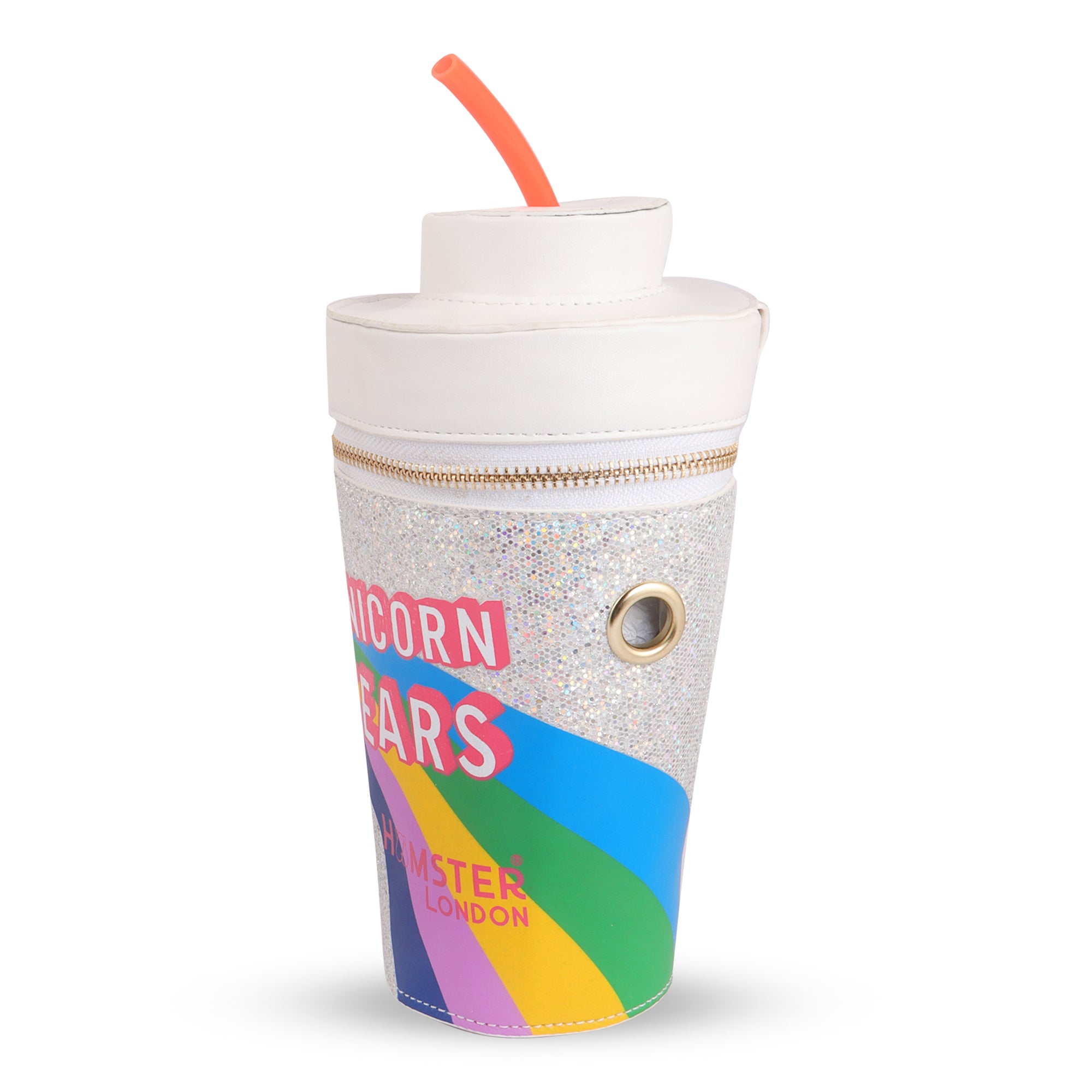 Hamster London Funk Unicorn Tears White Sling Bag