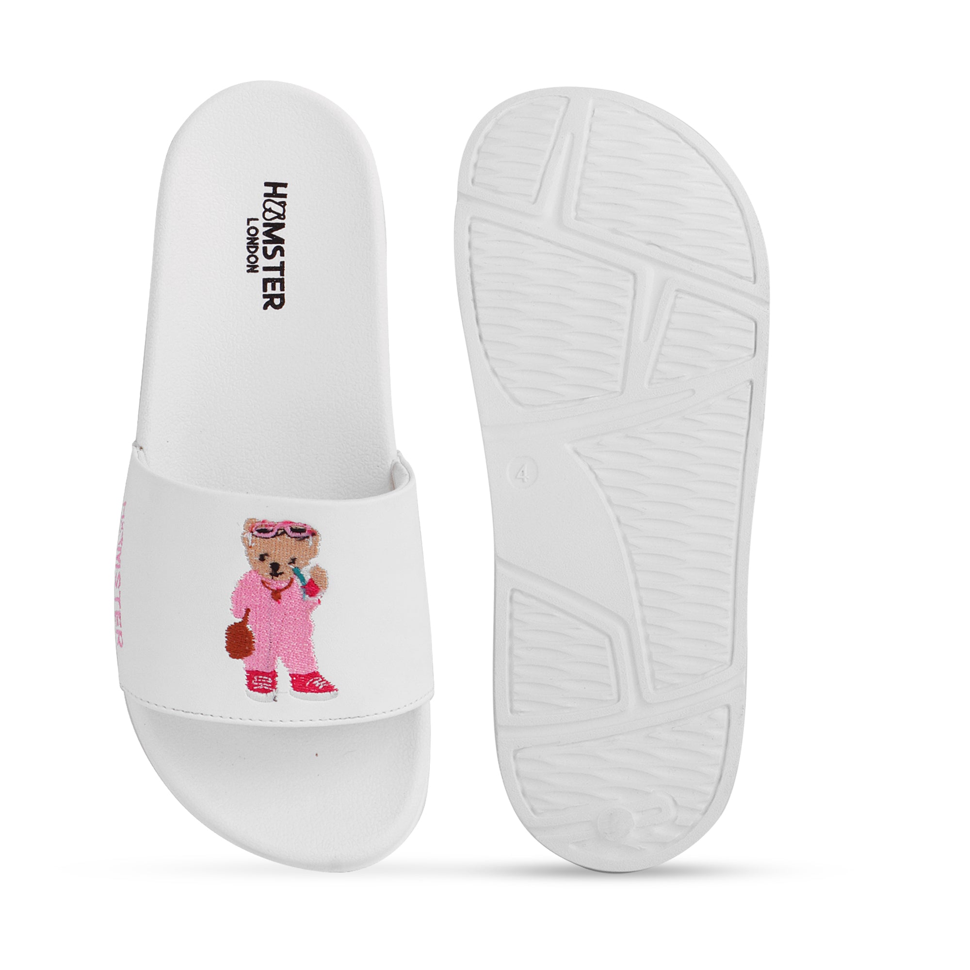 Hamster London Ted H Coffee Run Slides White