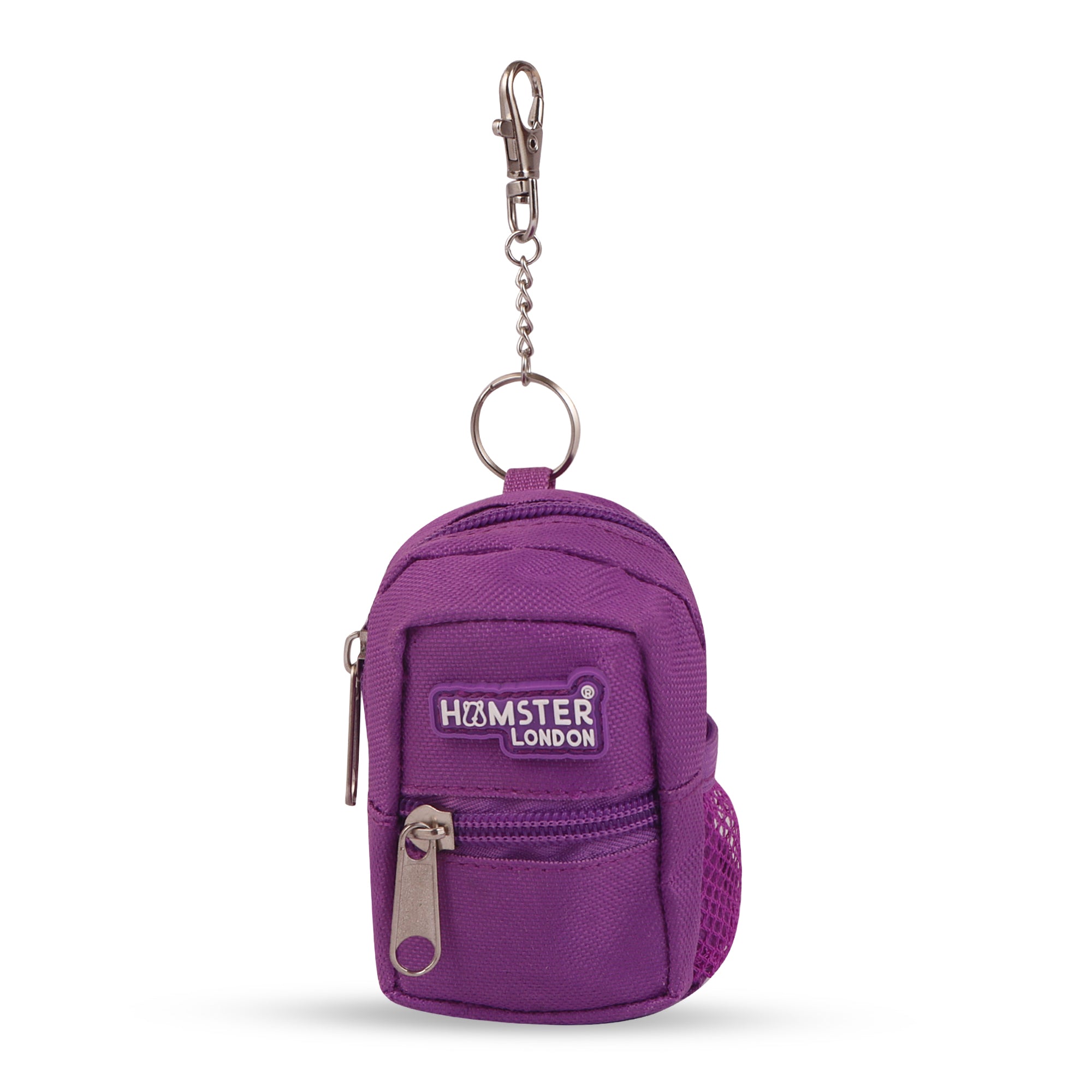 Hamster London Essential Bag Charm Purple