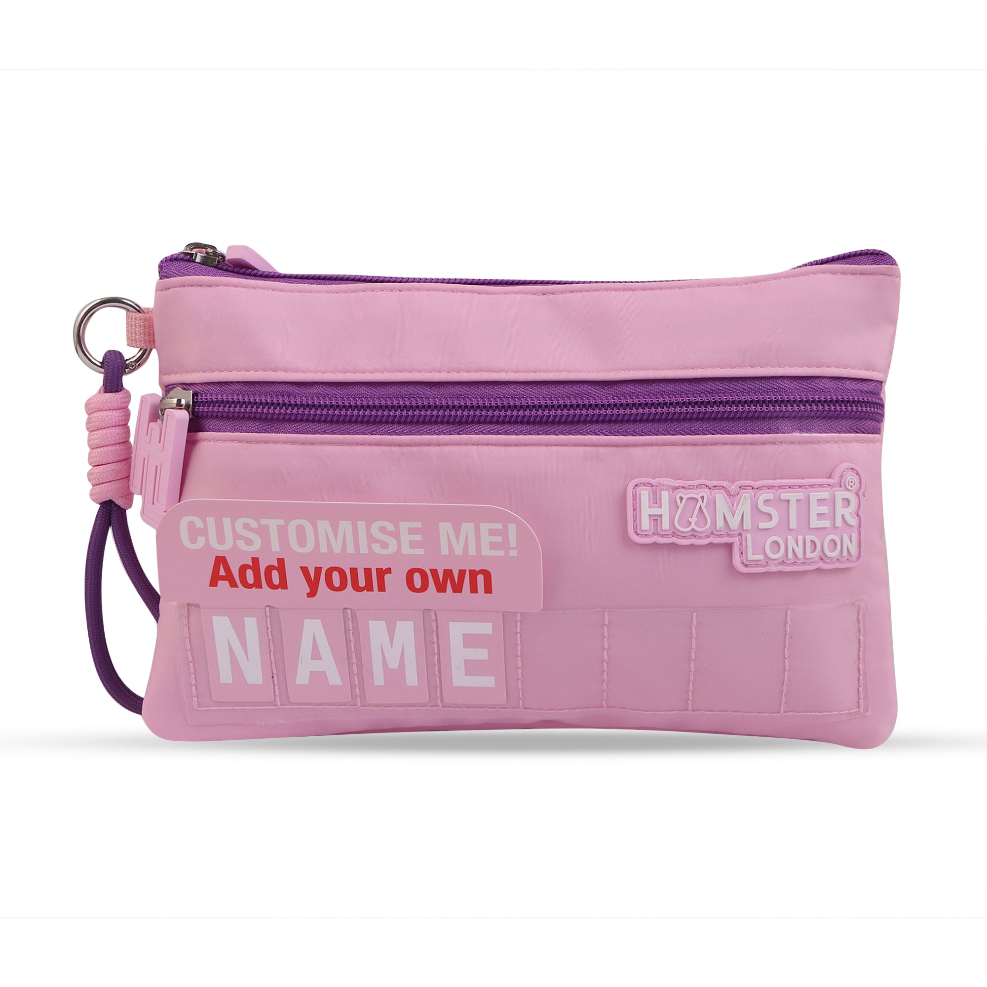 Hamster London Insider Name Pouch Pink