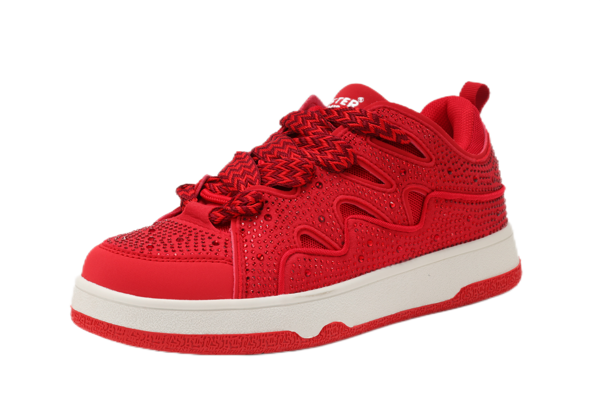 Hamster London Neptune Party Red Sneakers