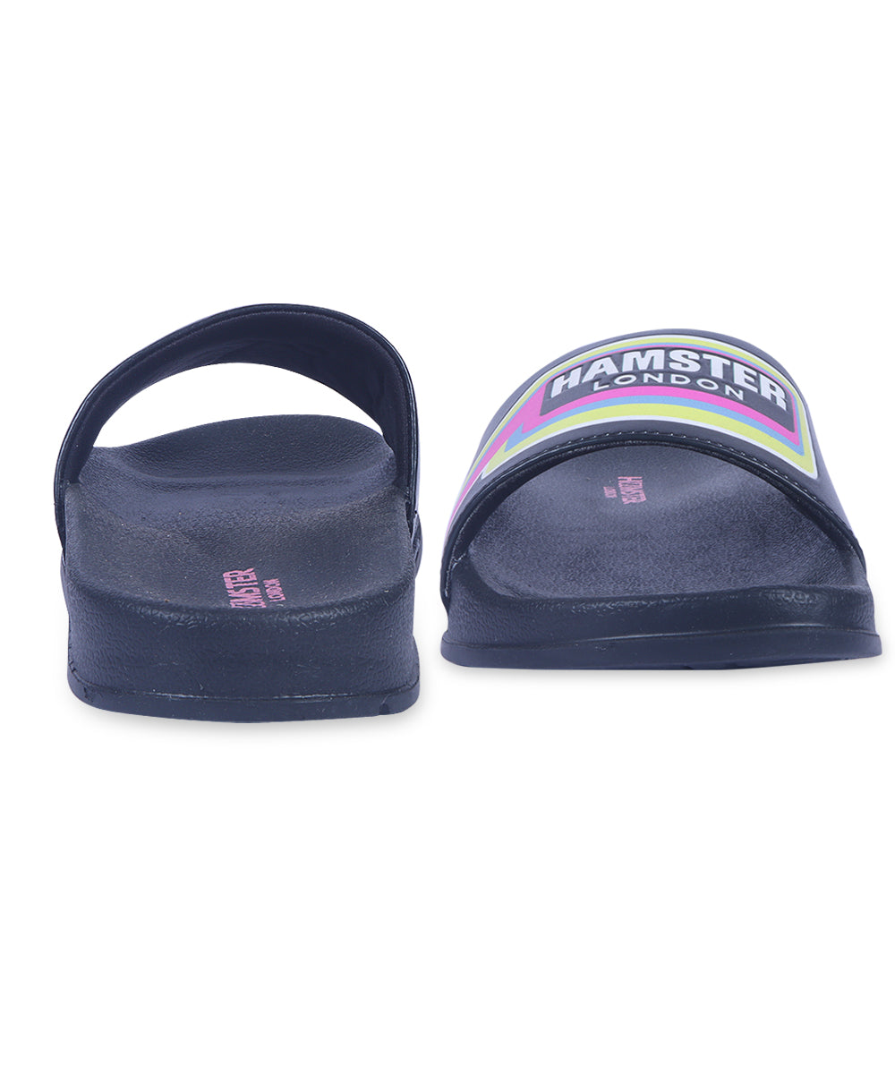 Hamster London Hilton Slides Black