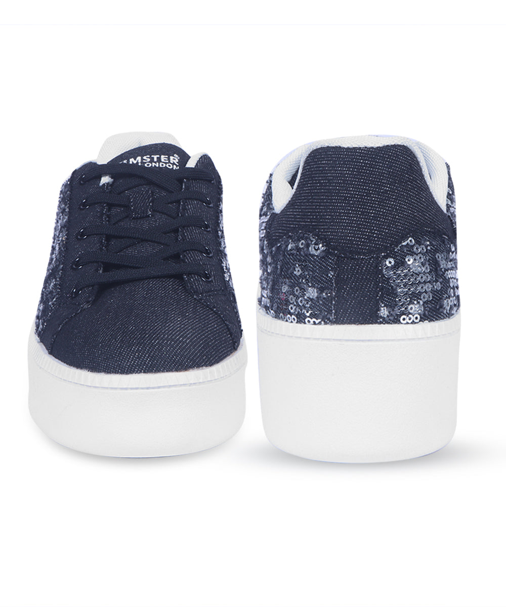 Hamster London Super Model Bling Black Sneakers
