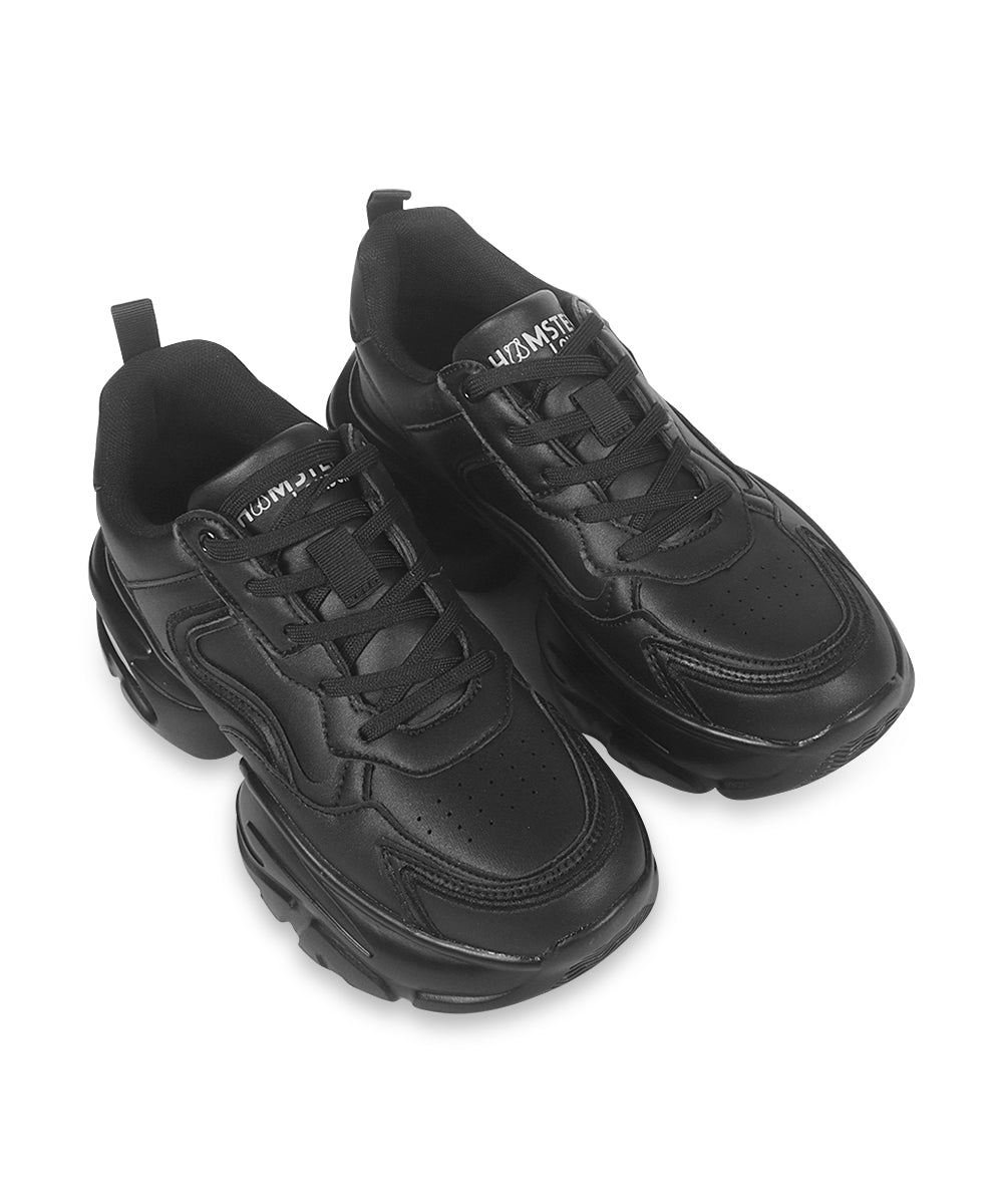 Hamster London Matte Black Party Sneakers