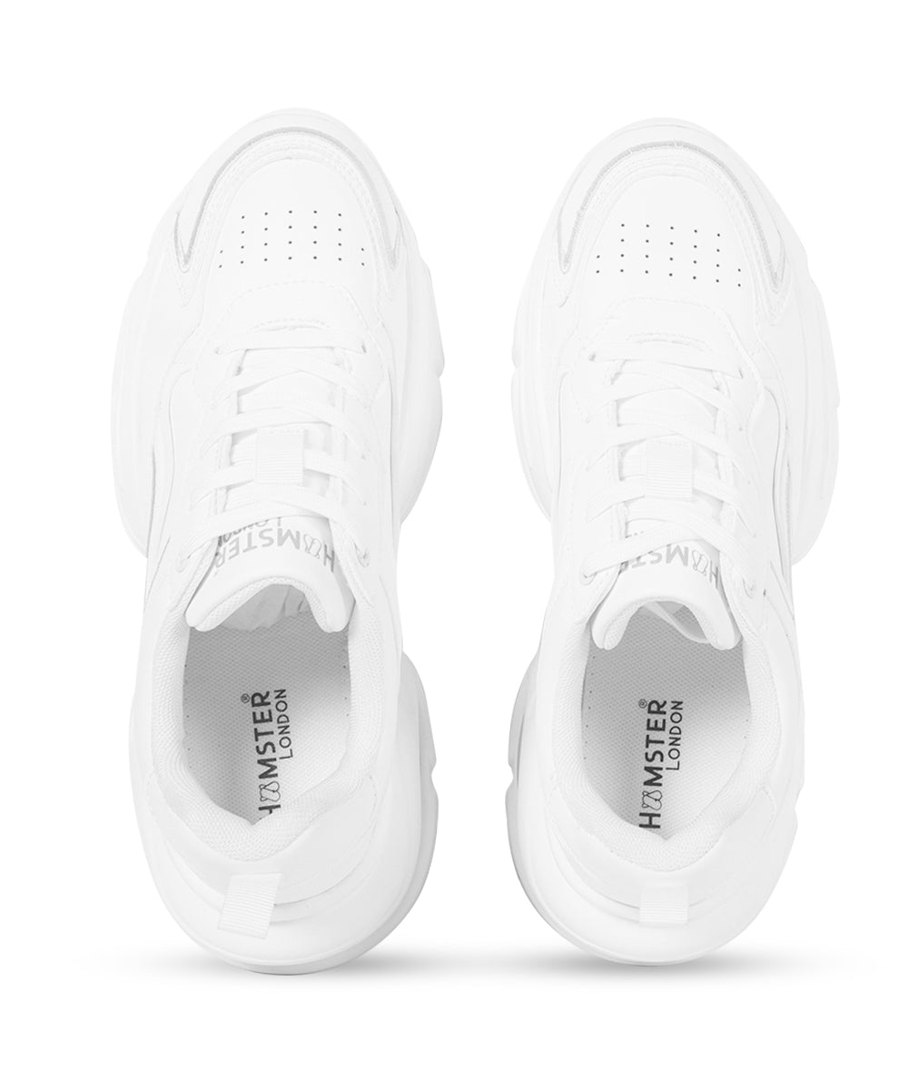 Hamster London Matte White Party Sneakers