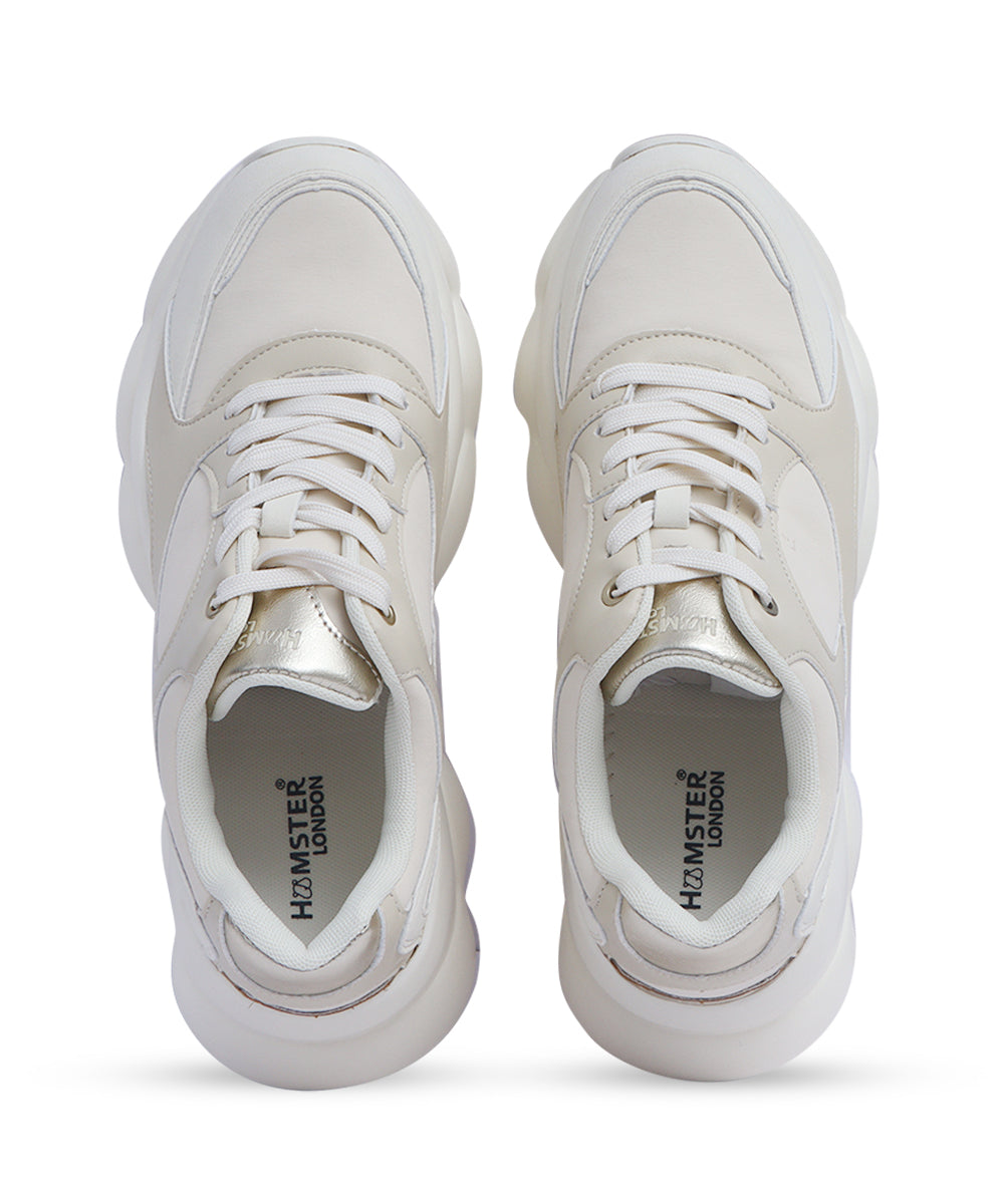 Hamster London Bubble Cream Sneakers