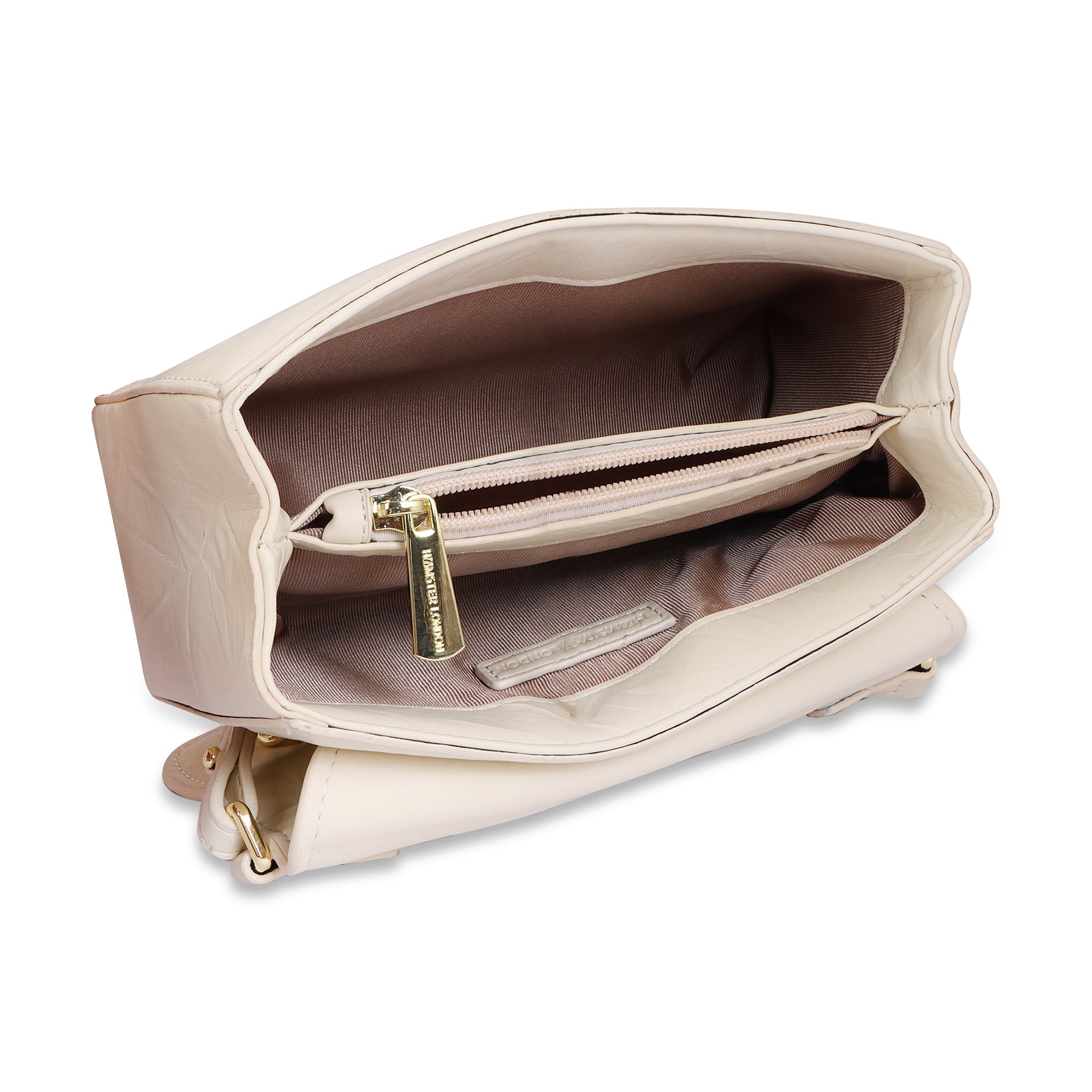 Hamster London Pastel Promise Sling Hand Bag Beige
