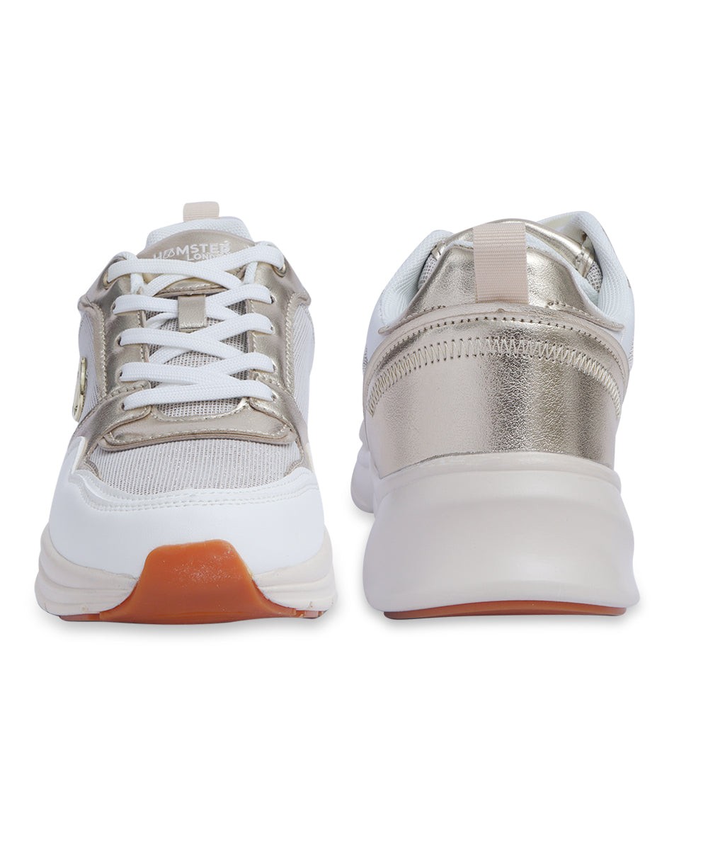 Hamster London Signature Gold Sneakers