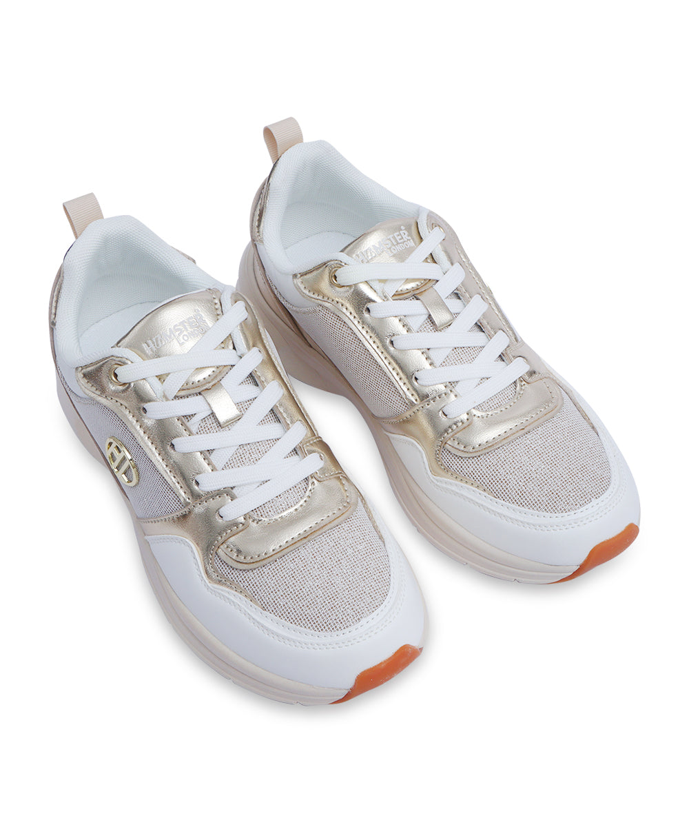 Hamster London Signature Gold Sneakers