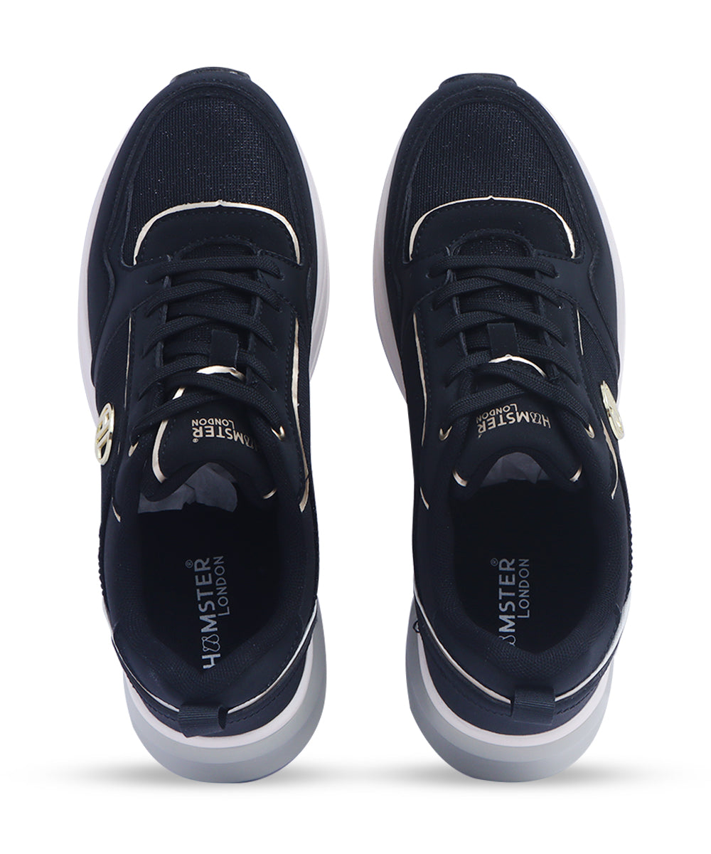 Hamster London Signature Black Sneakers