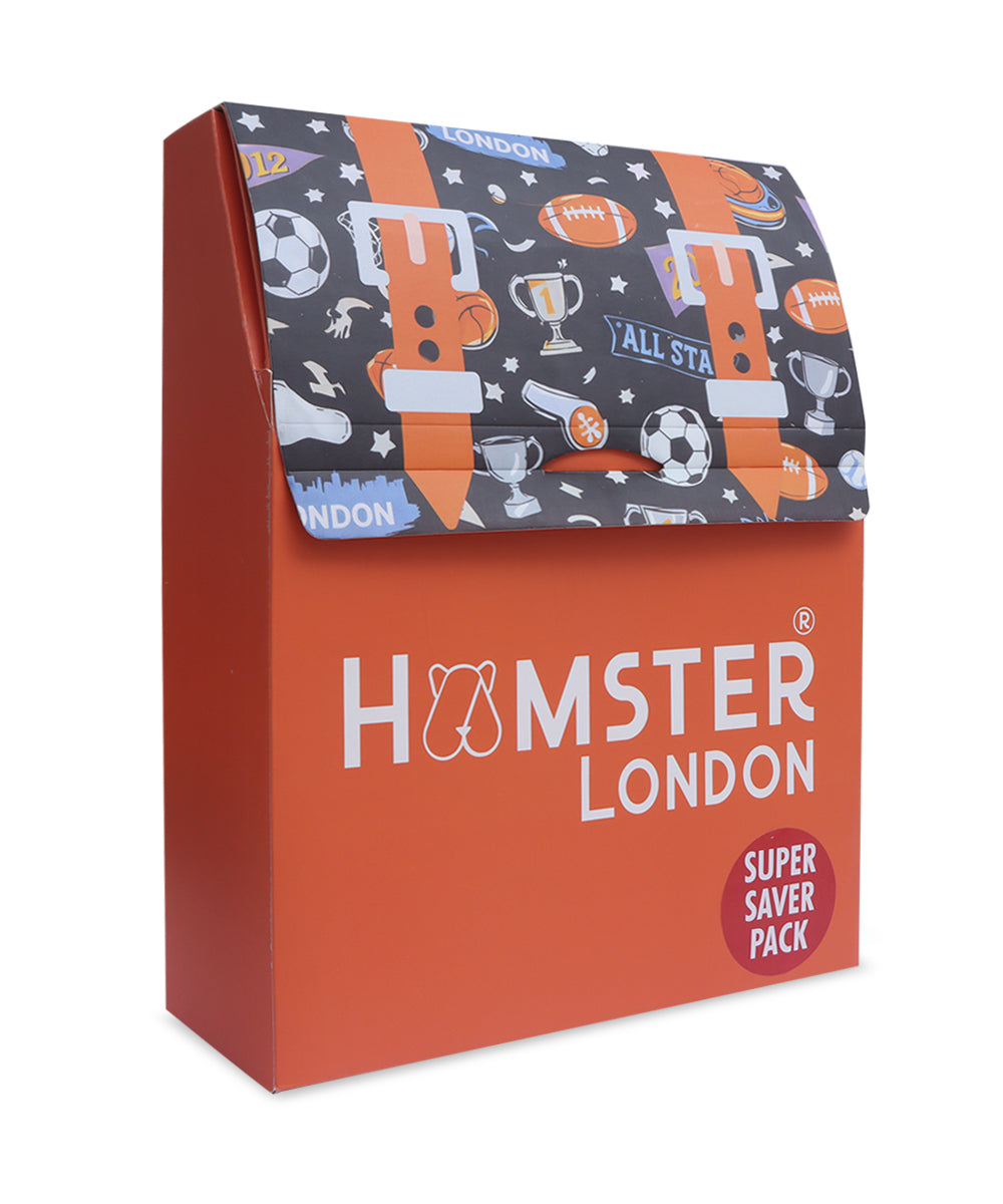 Hamster London School Bundle City Champ Backpack + Lunch Bag + Pouch + Sipper