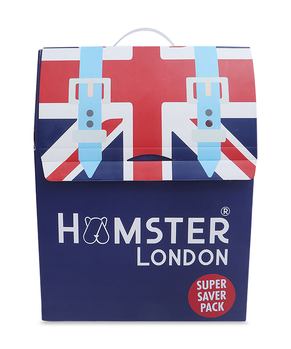 Hamster London School Bundle Royal London Backpack + Sling + Pouch + Sipper