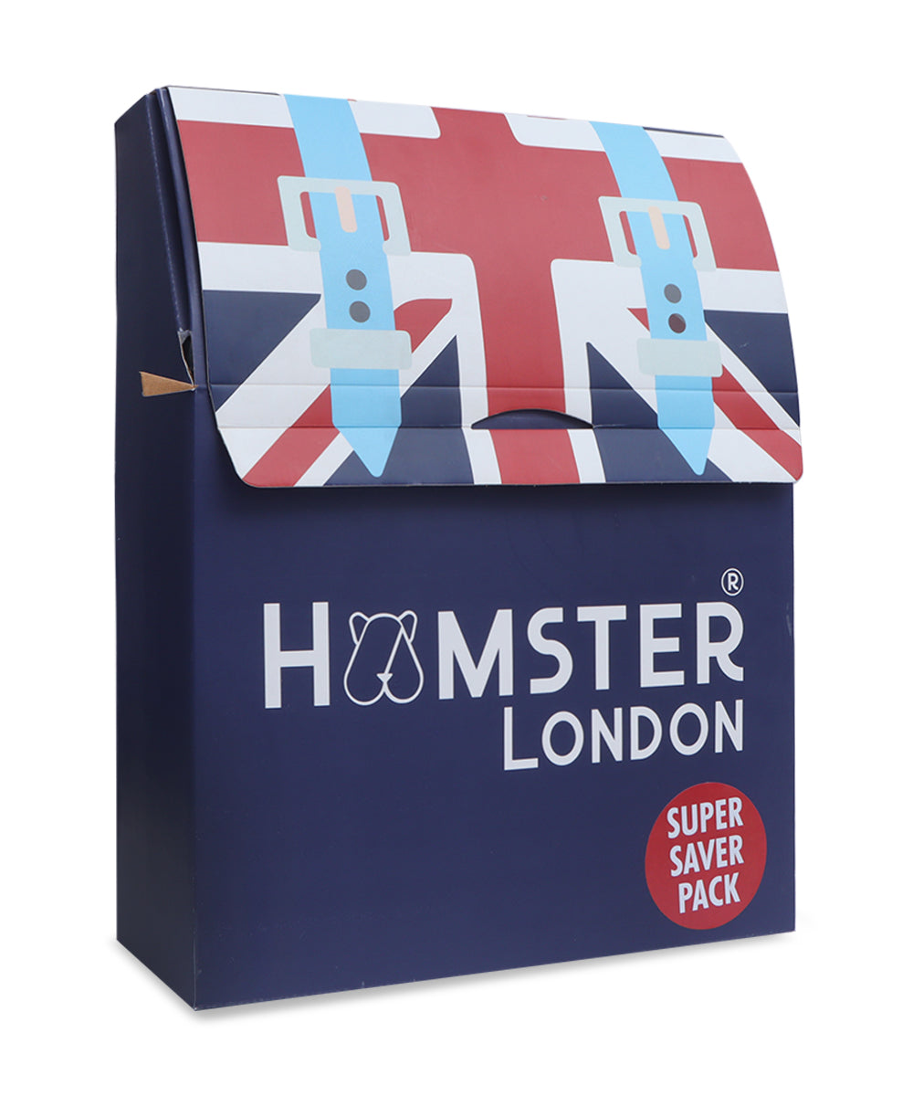 Hamster London School Bundle Royal London Backpack + Sling + Pouch + Sipper