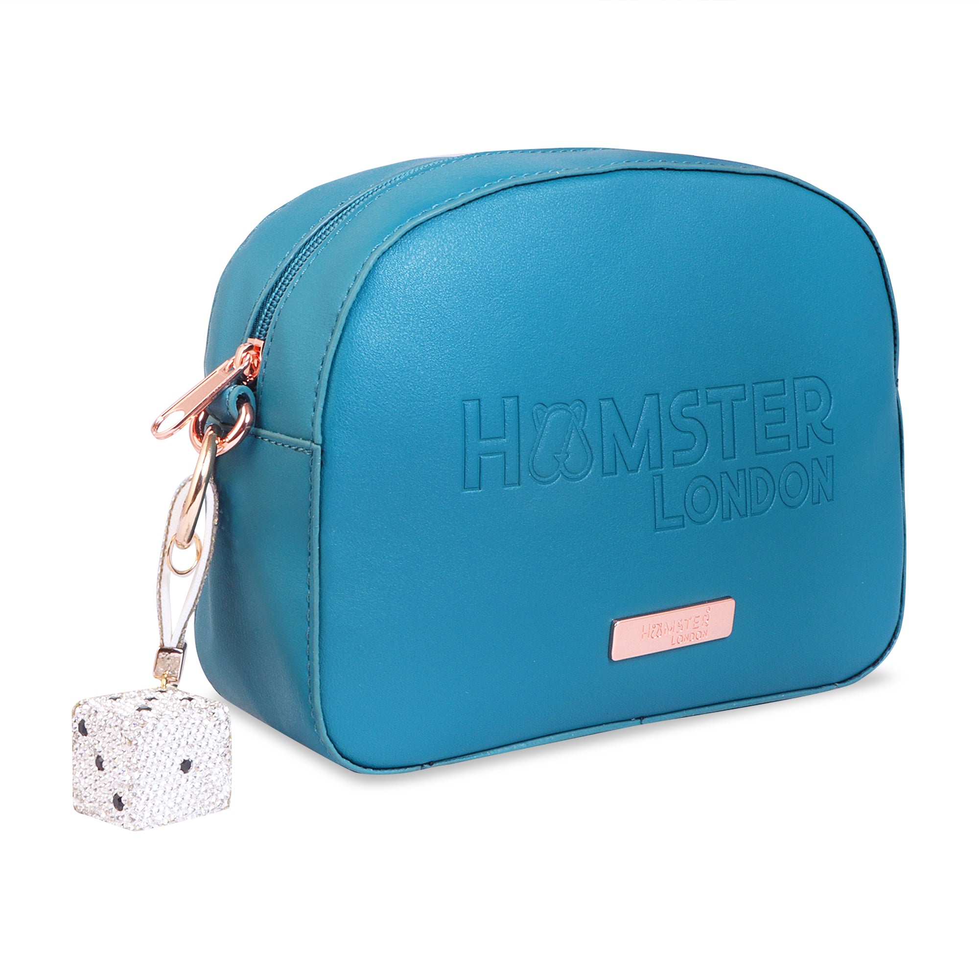 Hamster London Melissa Luna Cross Body Sling Bag Teal
