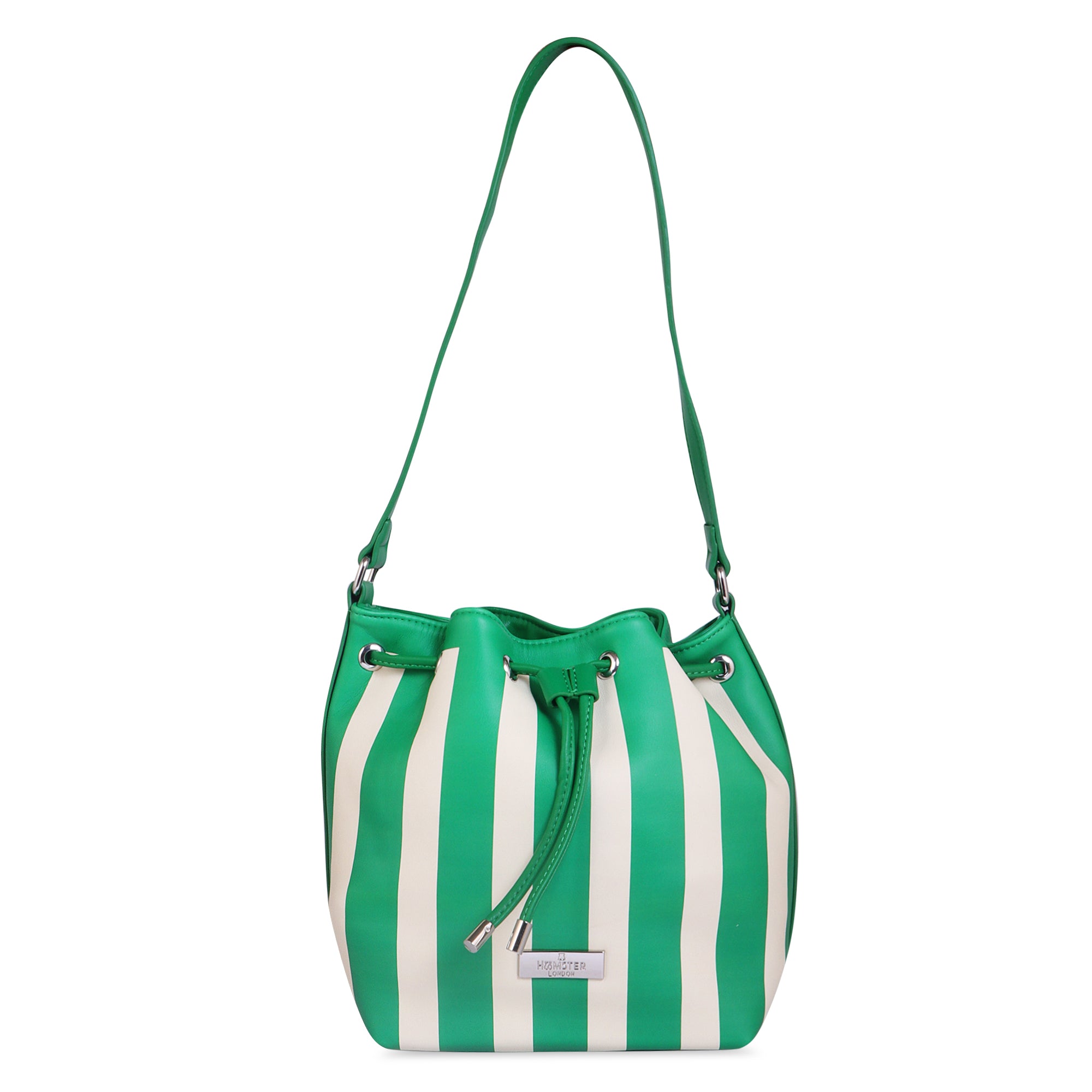 Hamster London Urban Eden Shoulder Bag Green/White