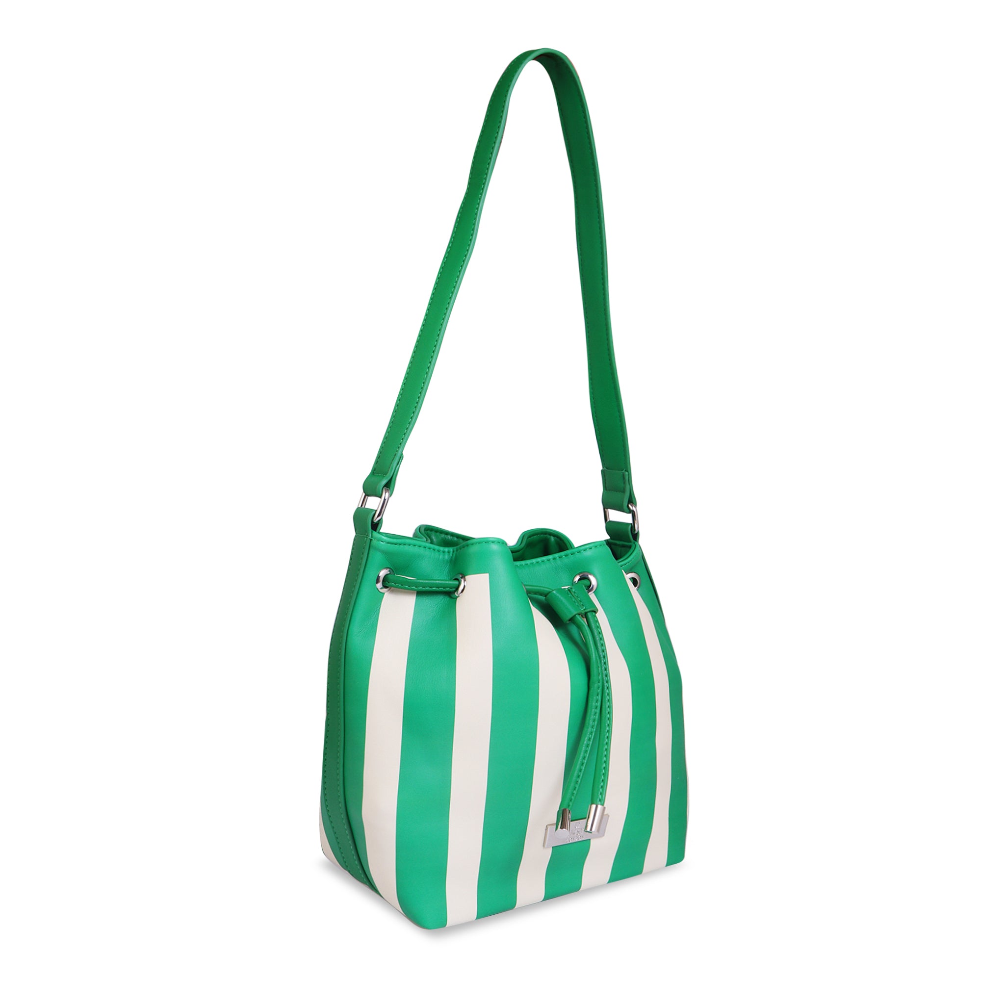 Hamster London Urban Eden Shoulder Bag Green/White