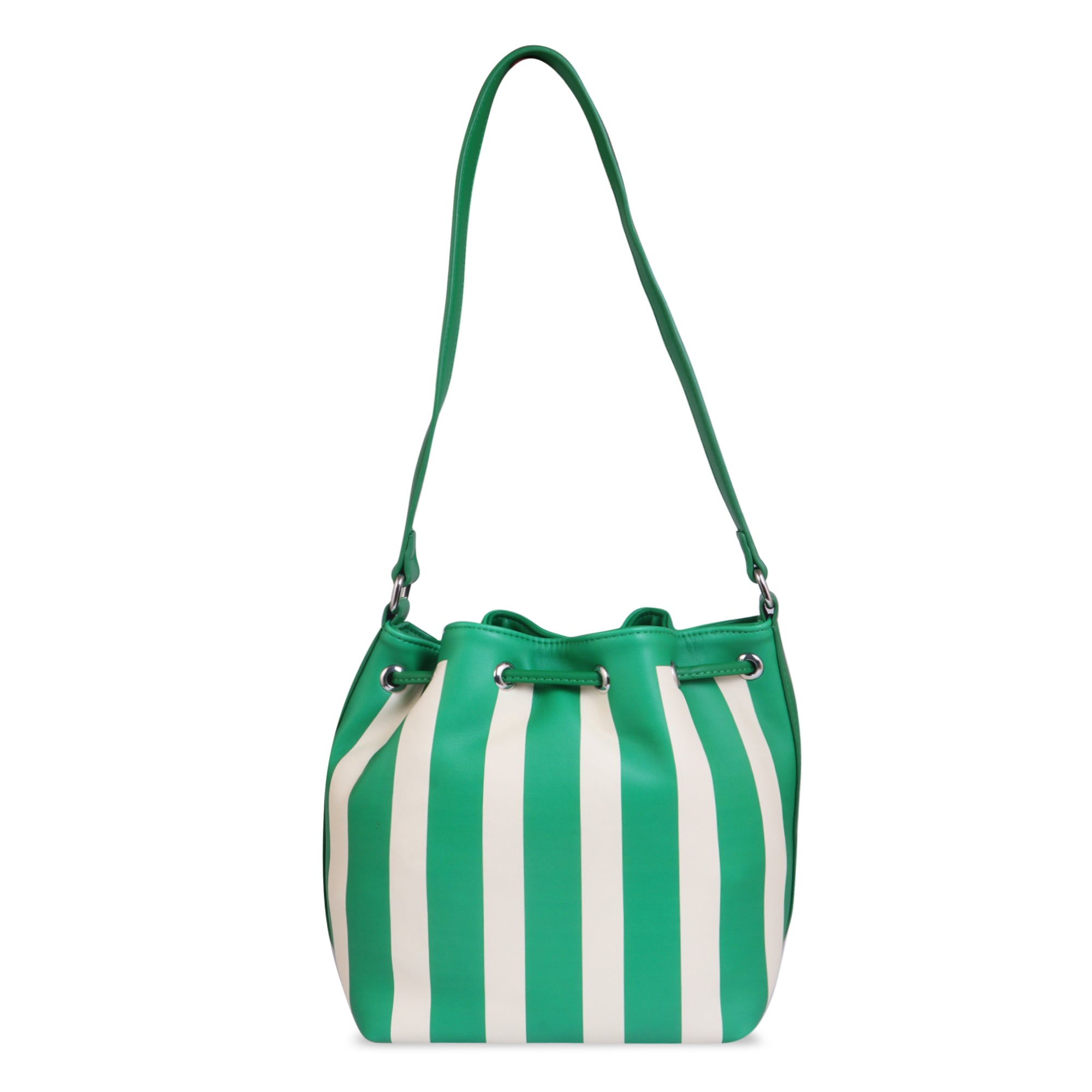Hamster London Urban Eden Shoulder Bag Green/White