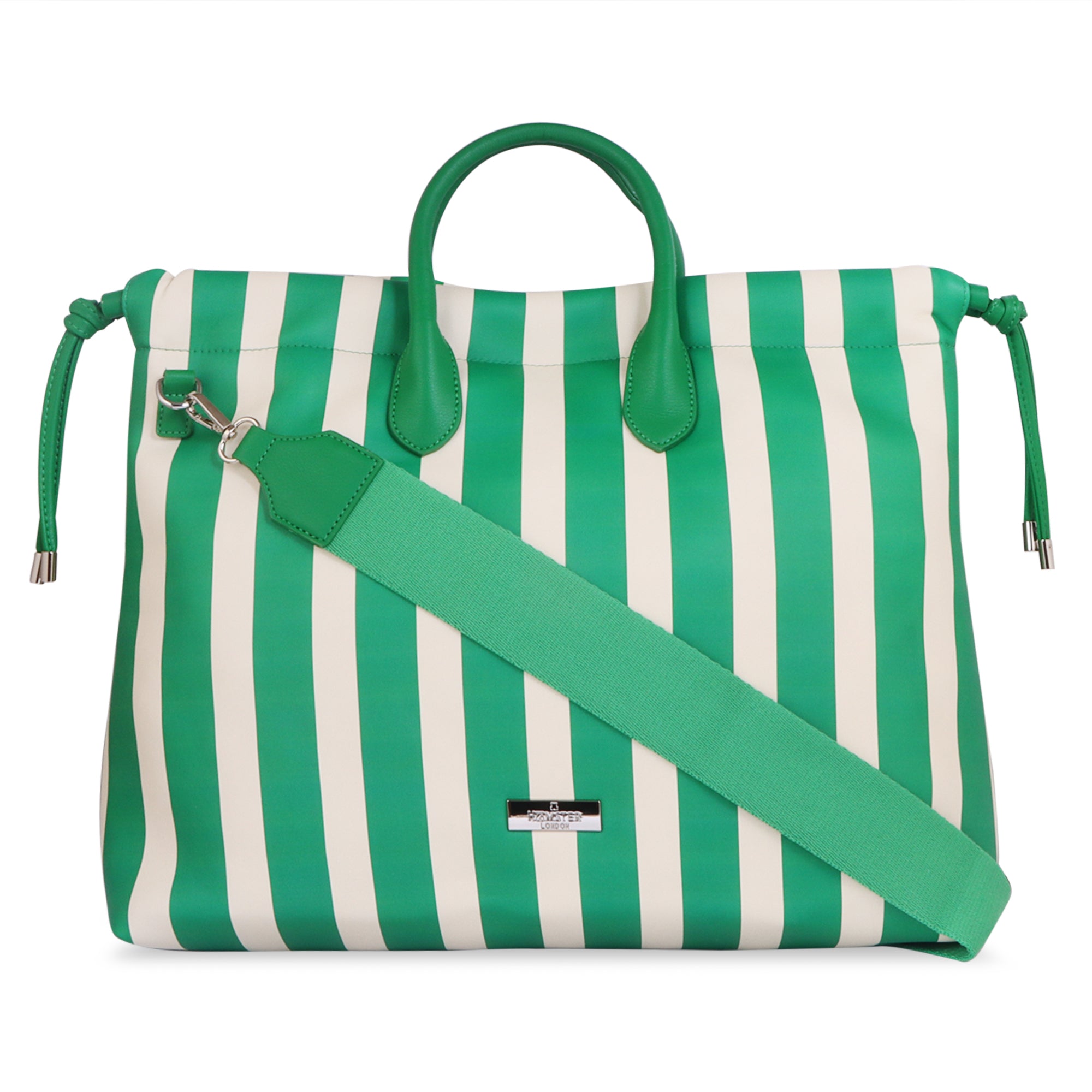 Hamster London Urban Eden Ella Tote Bag Green/White