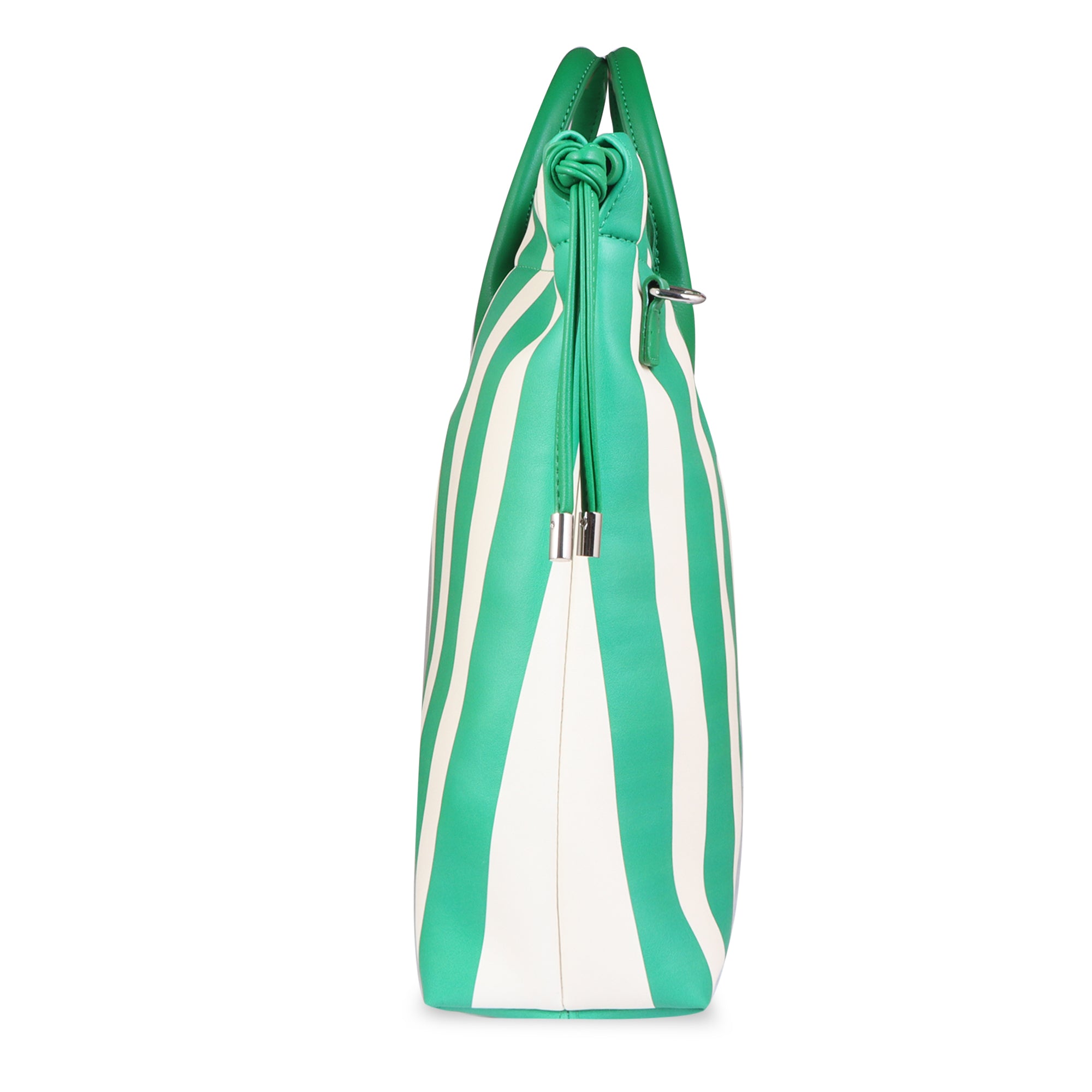 Hamster London Urban Eden Ella Tote Bag Green/White