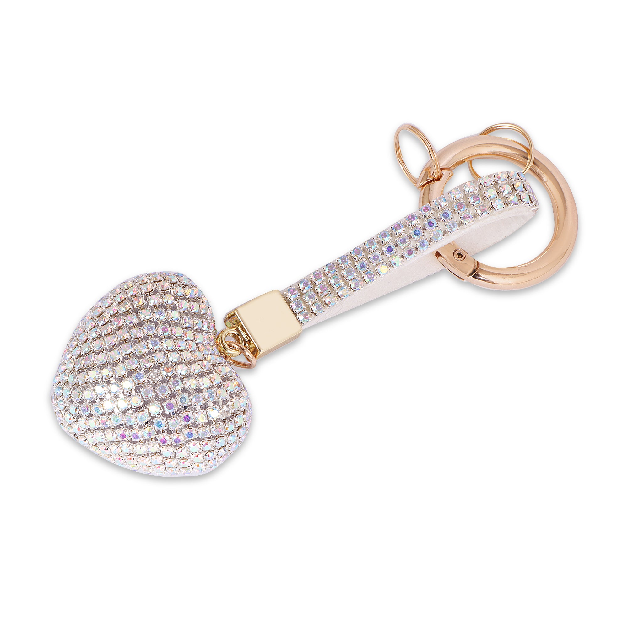 Hamster London Trinkets Heart Silver Key Charm