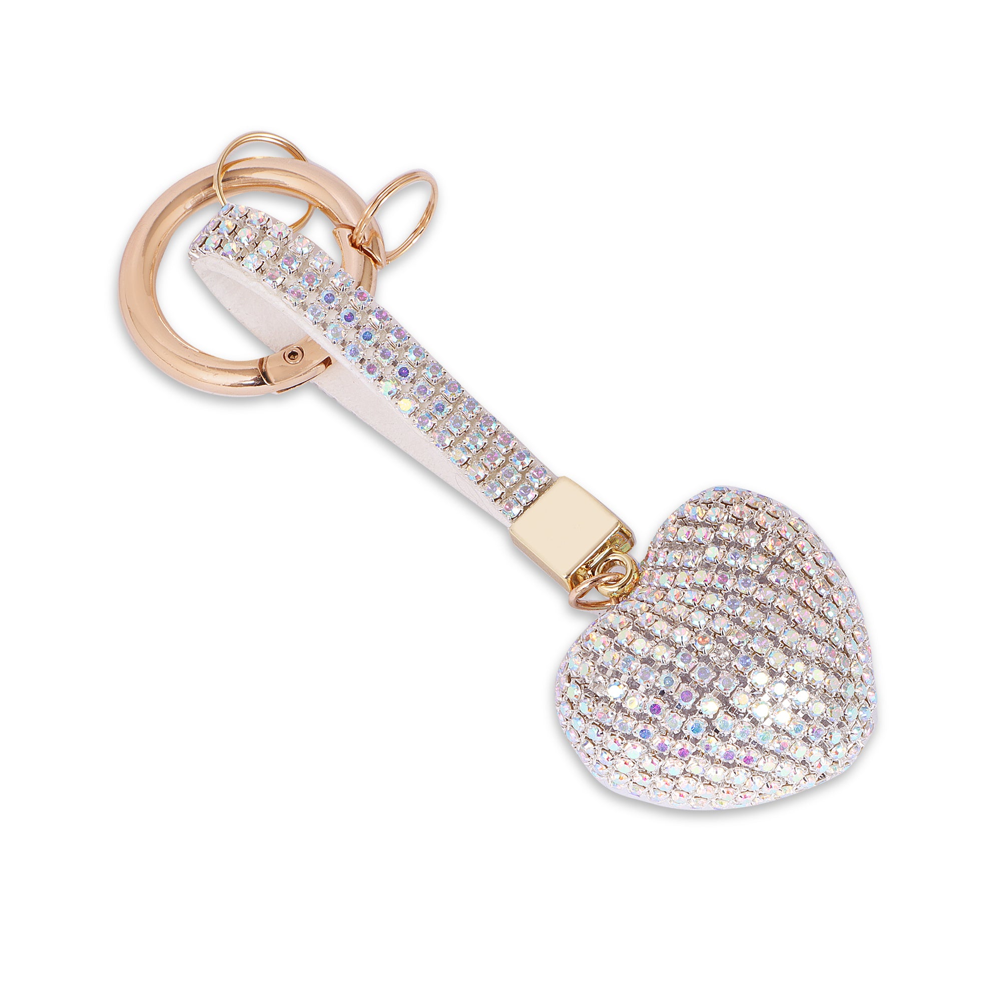 Hamster London Trinkets Heart Silver Key Charm