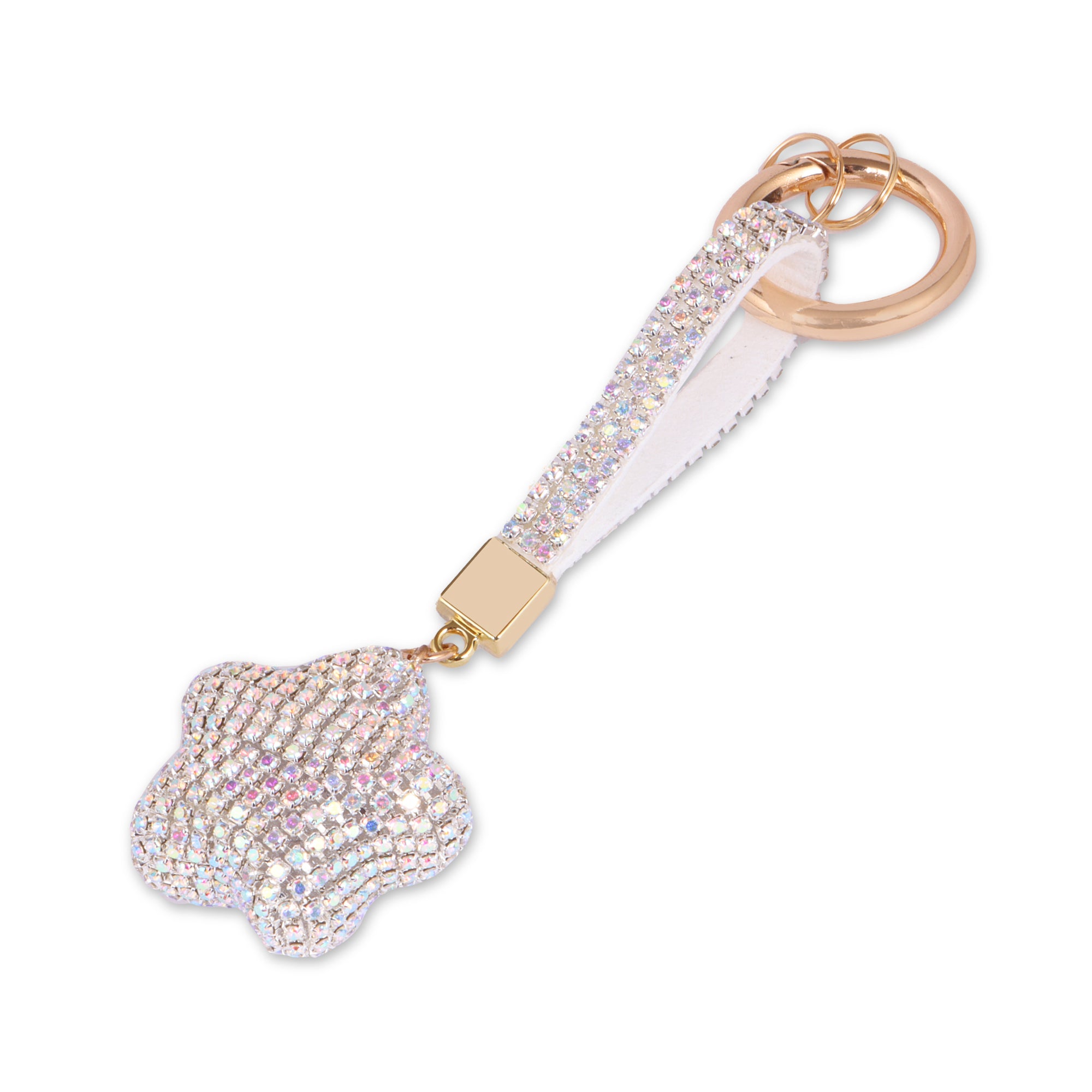 Hamster London Trinkets Star Key Charm Silver