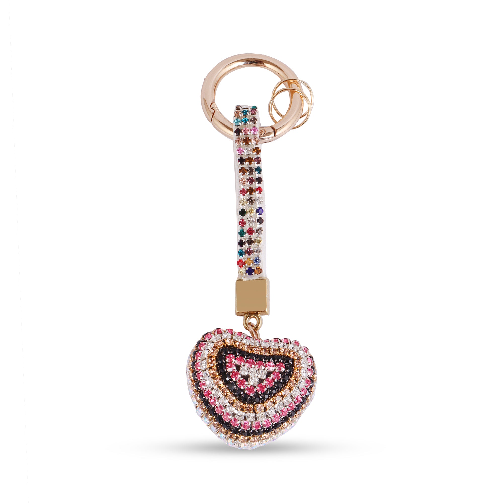 Hamster London Trinkets Love Key Charm Pink