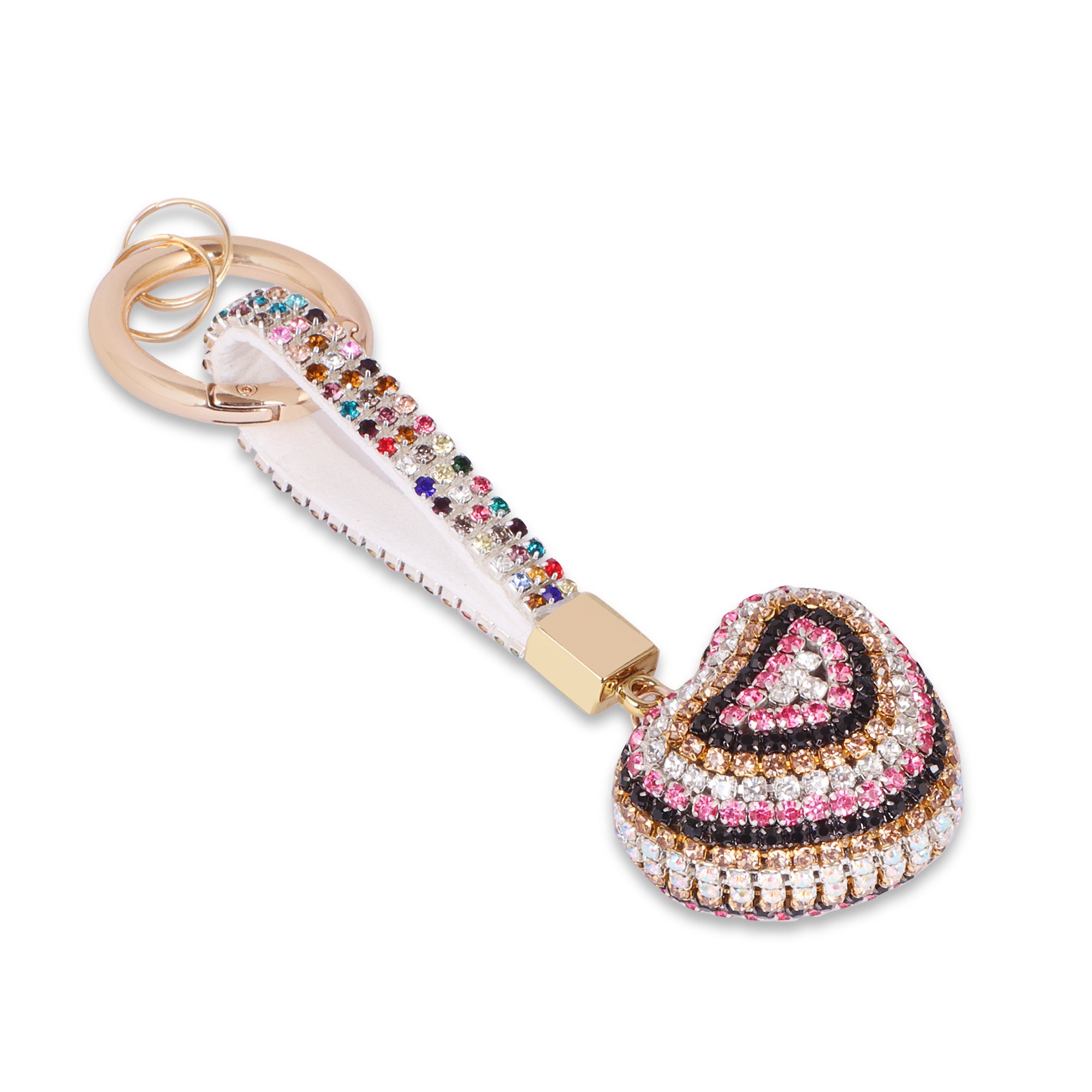 Hamster London Trinkets Love Key Charm Pink