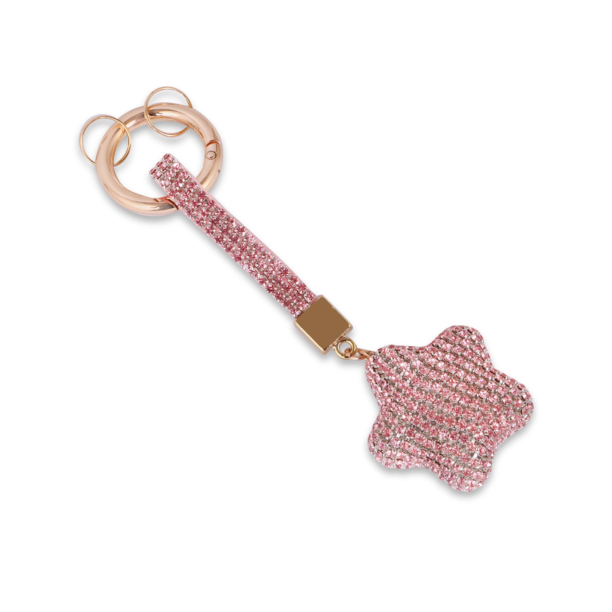 Hamster London Trinkets Star Key Charm Pink