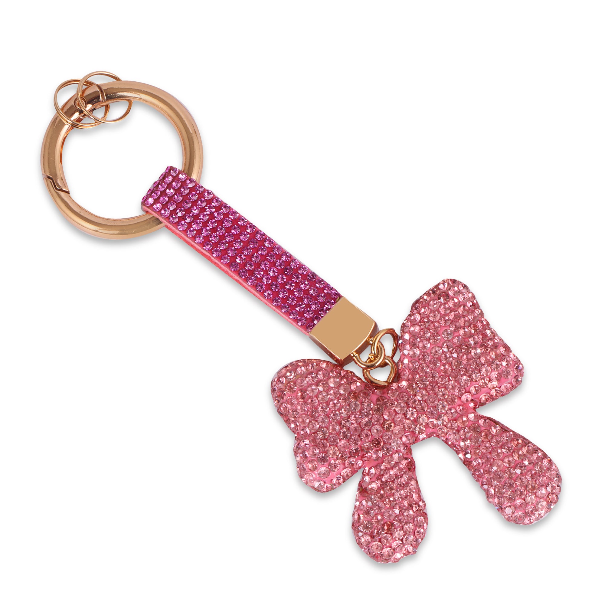 Hamster London Trinkets Bow Key Charm Pink