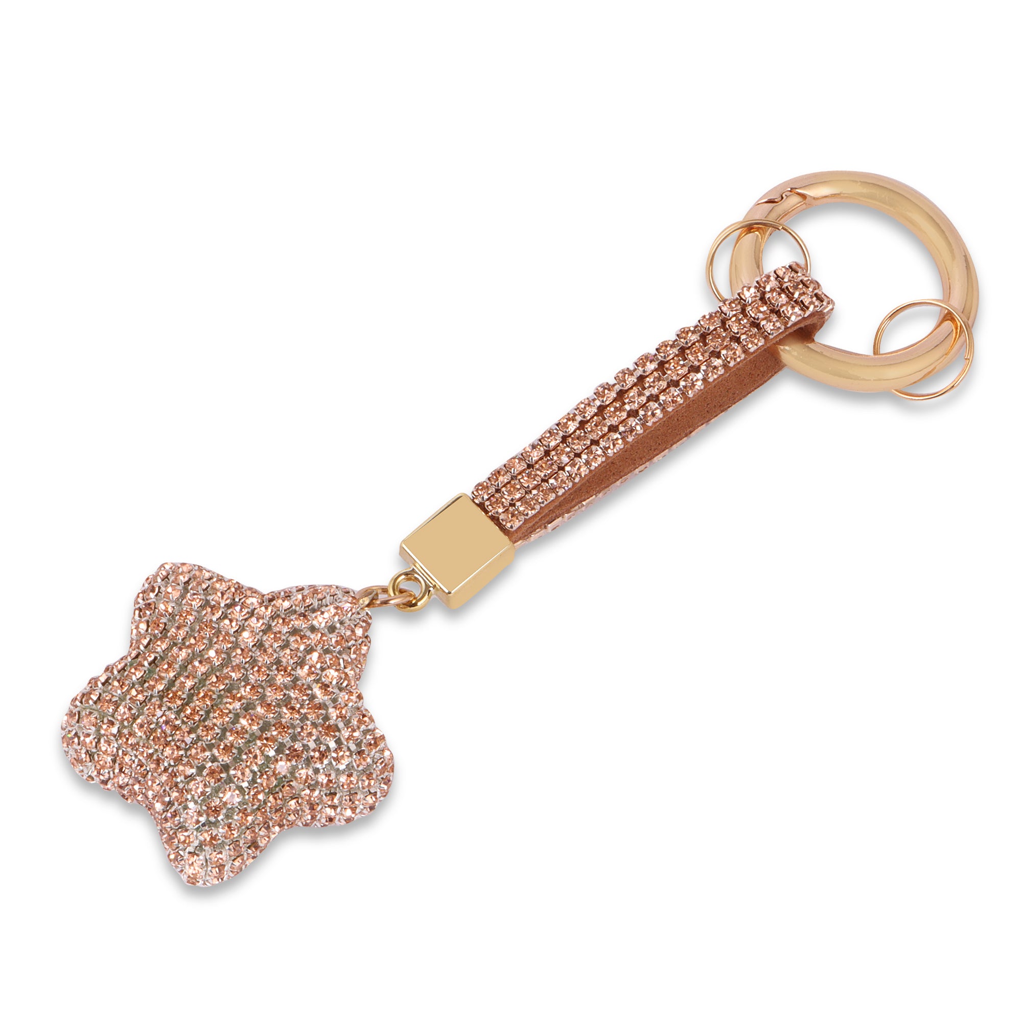 Hamster London Trinkets Star Key Charm Gold