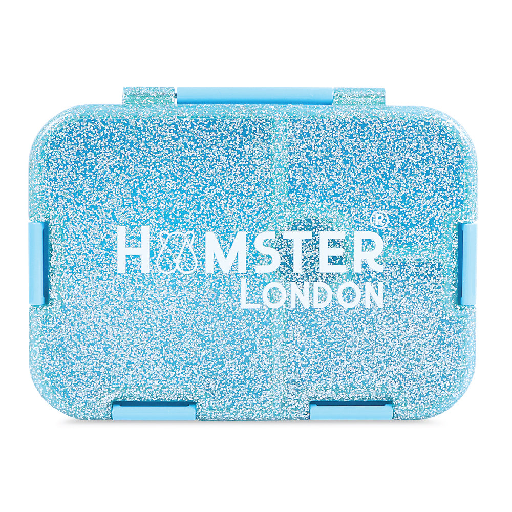 Hamster London Bento Box Glitter Blue
