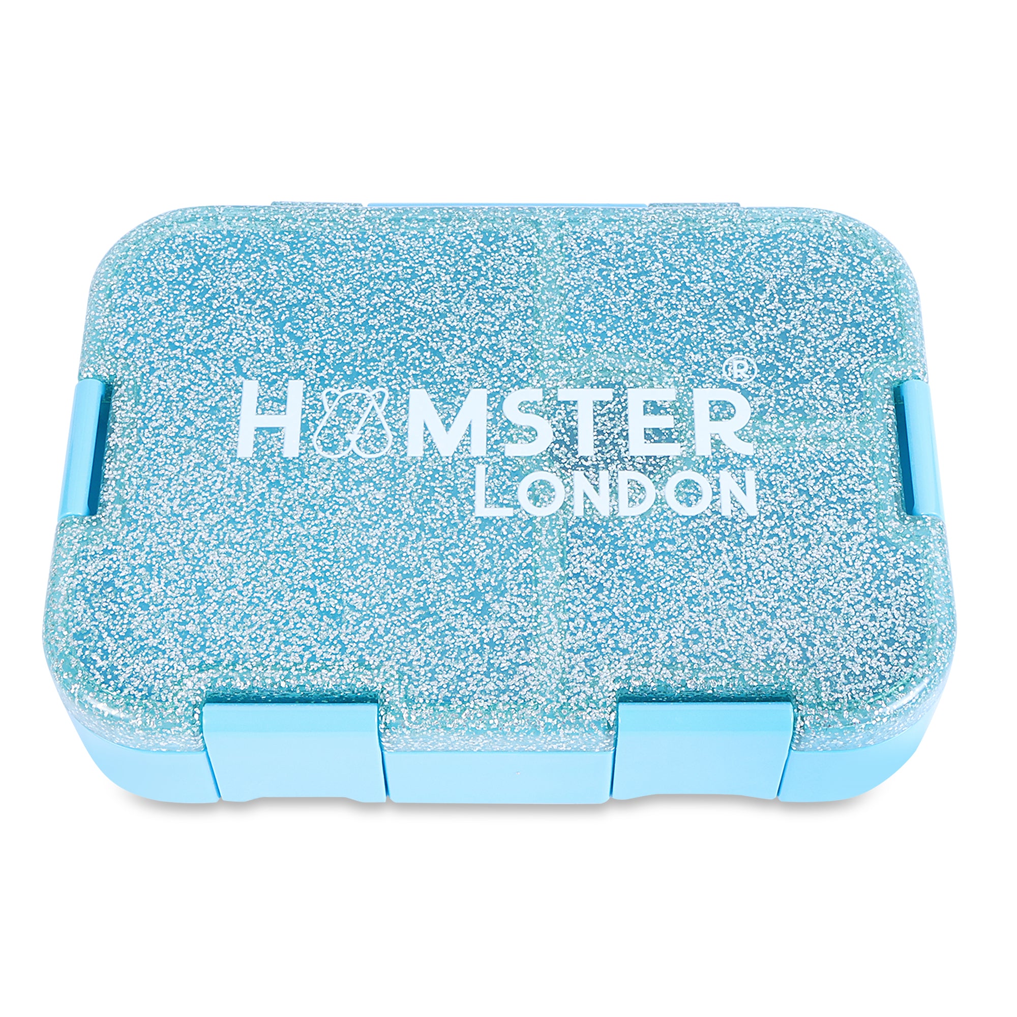 Hamster London Bento Box Glitter Blue