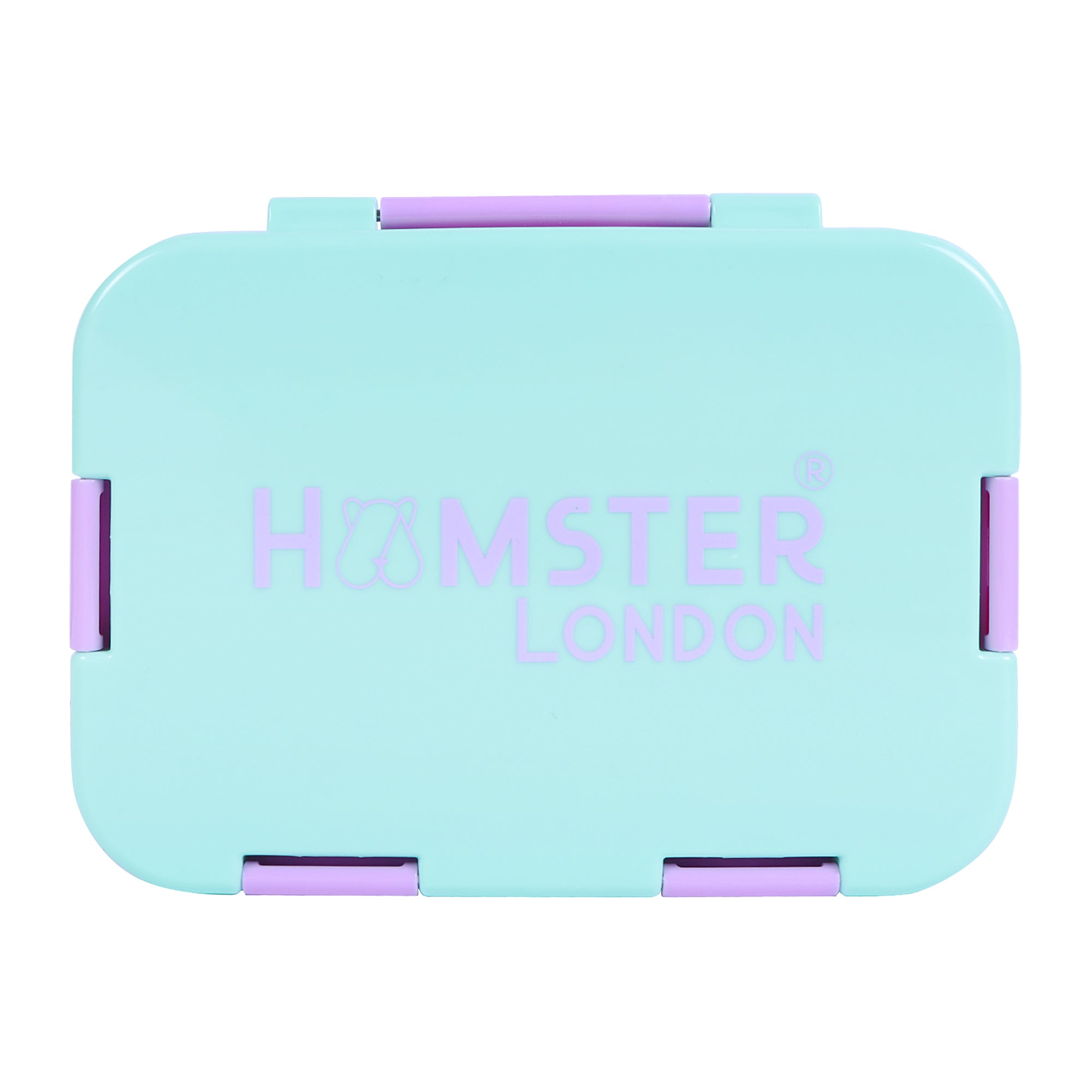 Hamster London Bento Box Aqua Purple