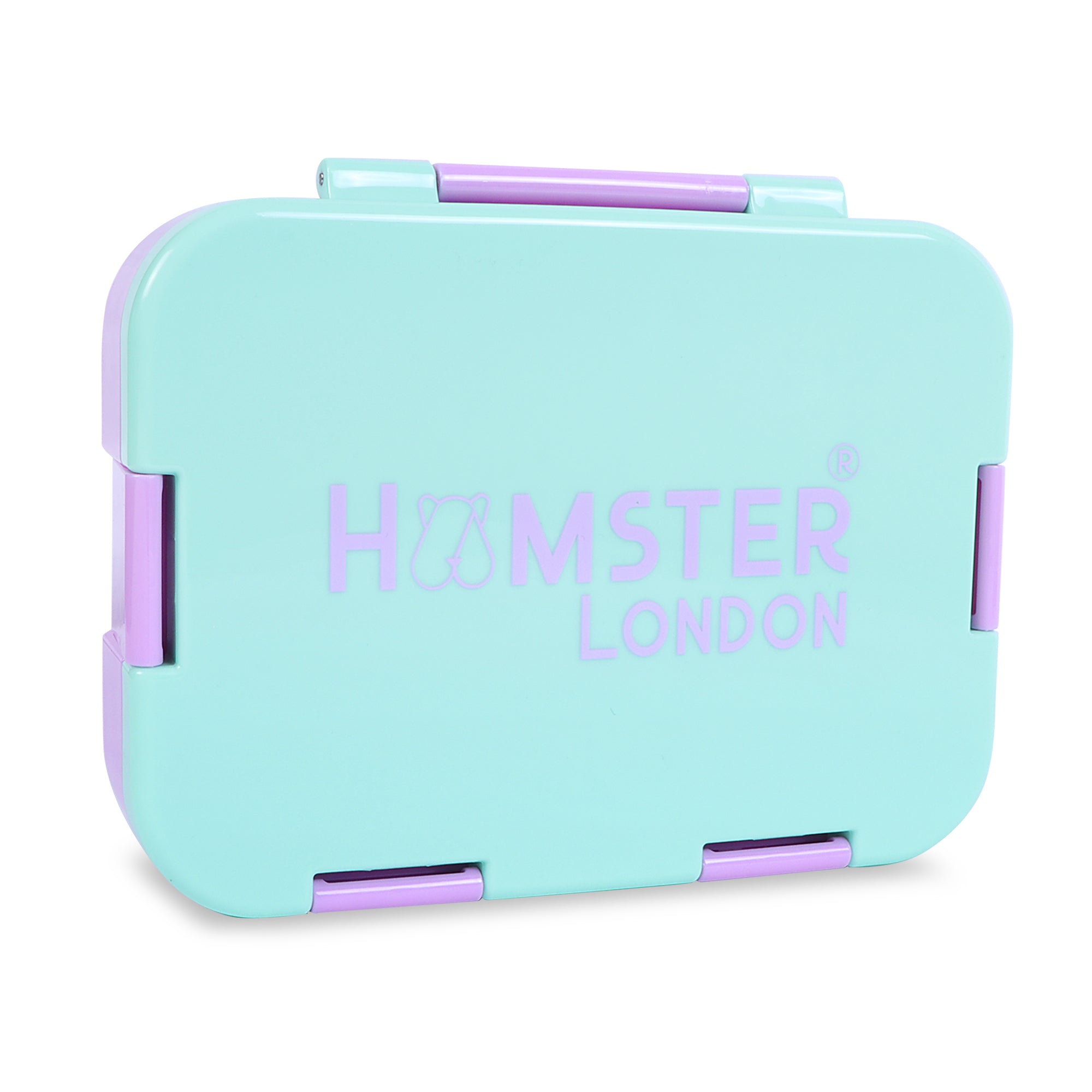 Hamster London Bento Box Aqua Purple