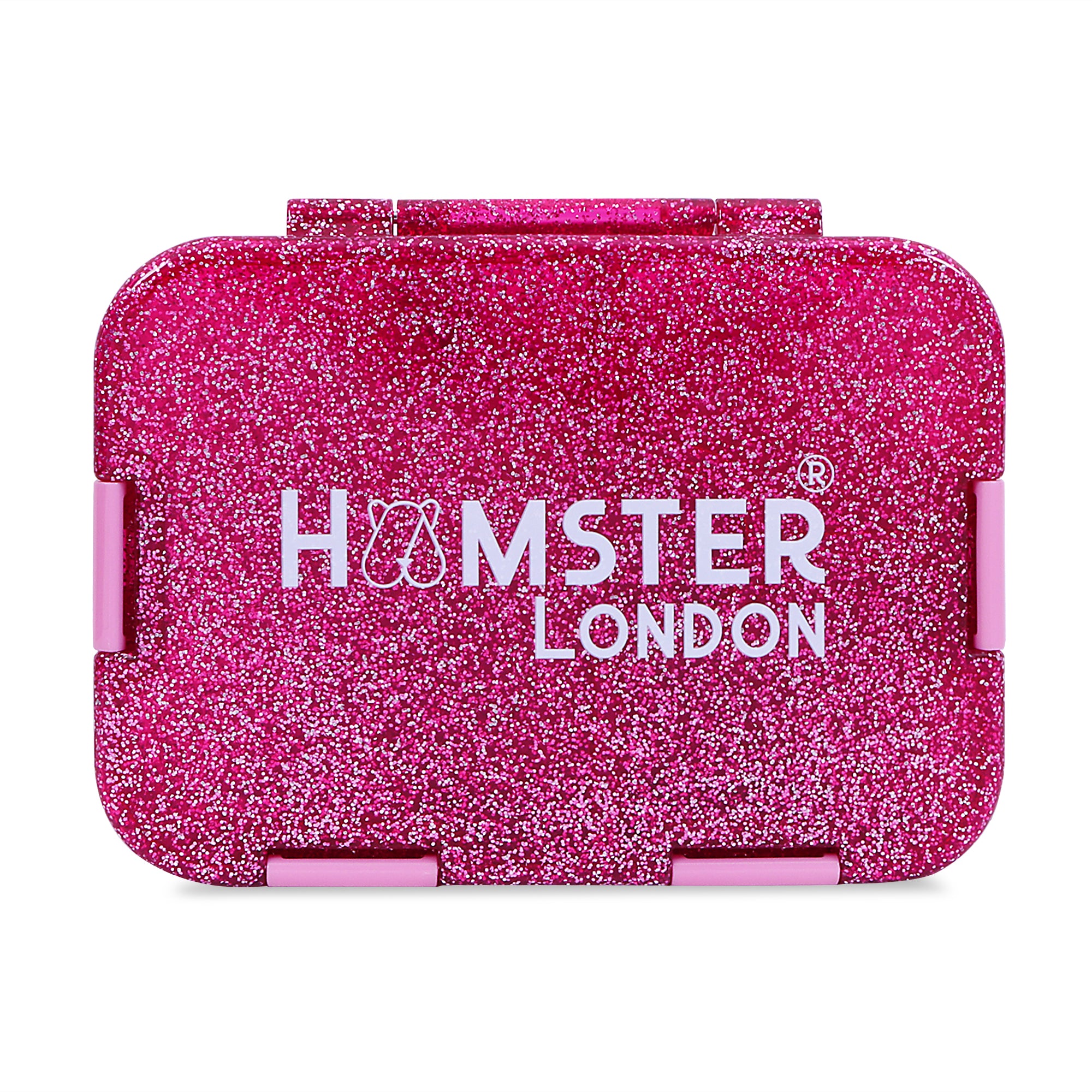 Hamster London Bento Box Glitter Pink