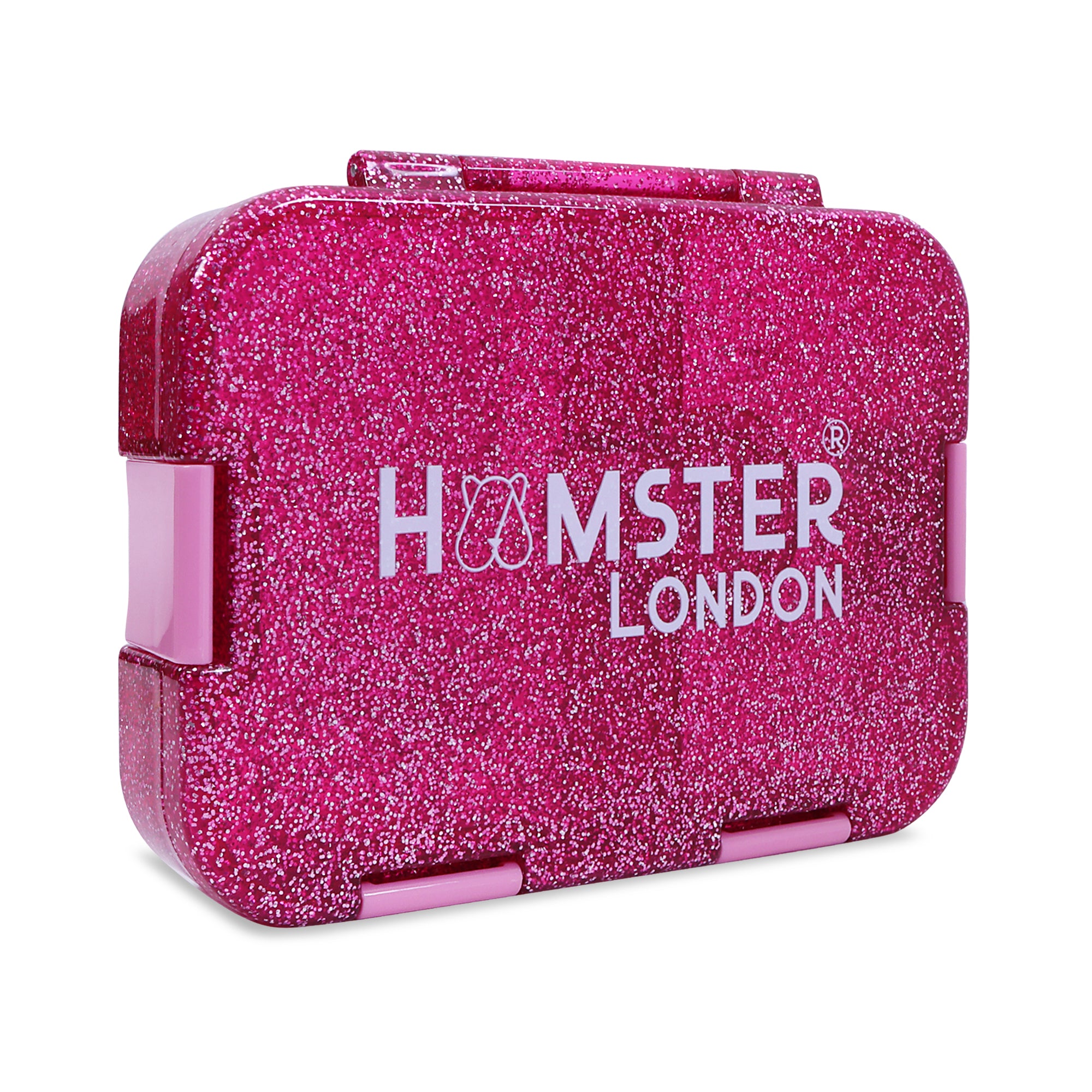 Hamster London Bento Box Glitter Pink