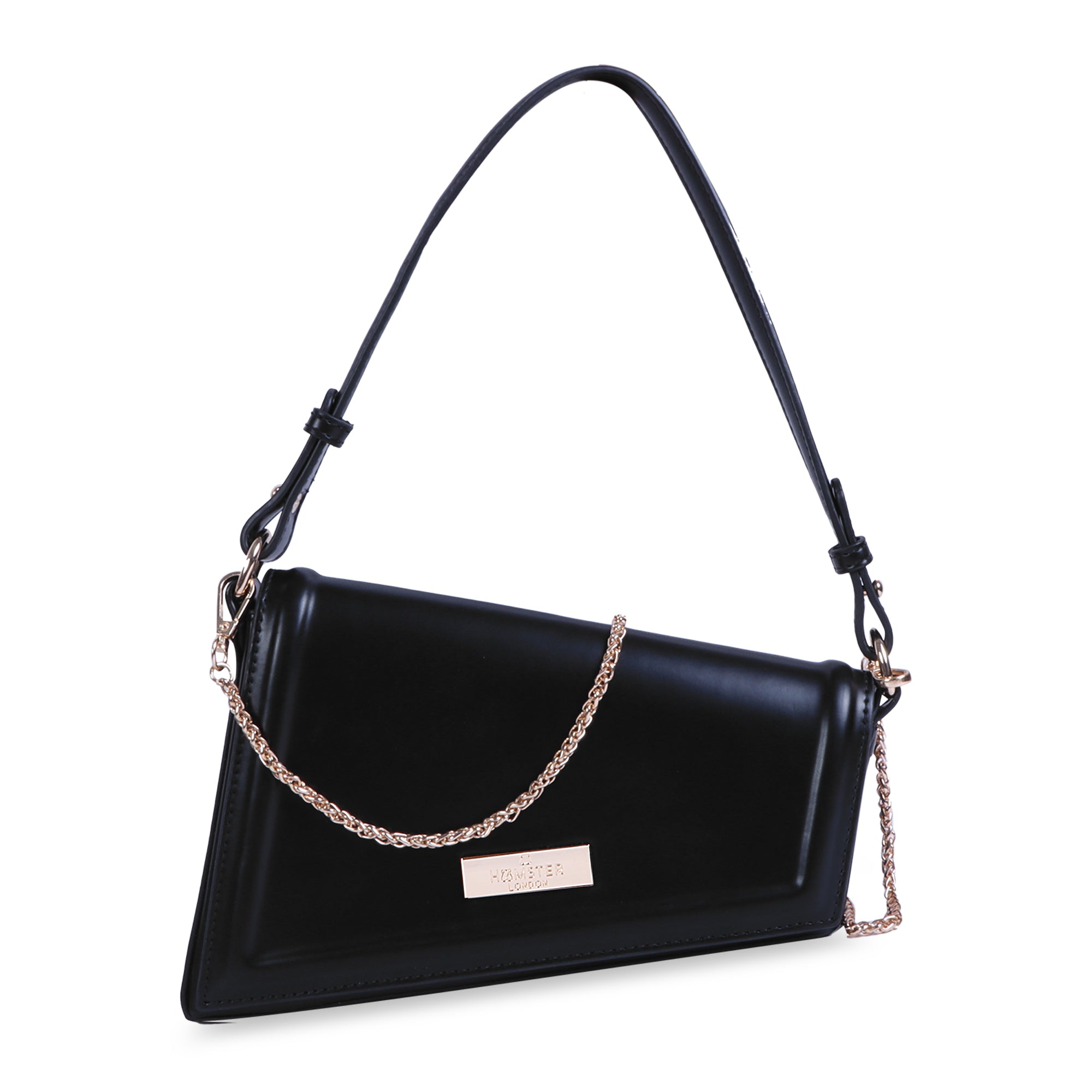Hamster London Beverley Freefall Shoulder Bag Black