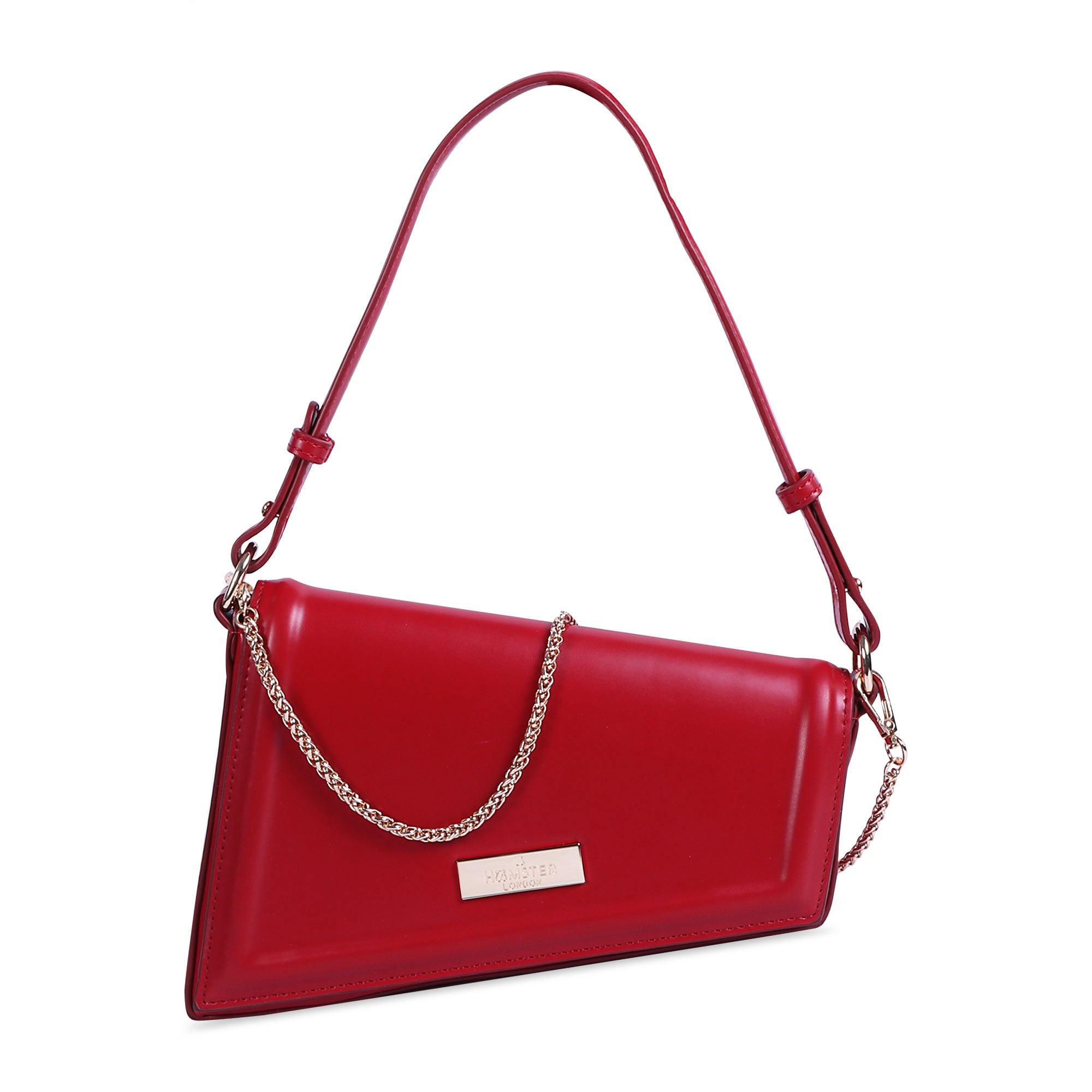 Hamster London Beverley Freefall Shoulder Bag Red