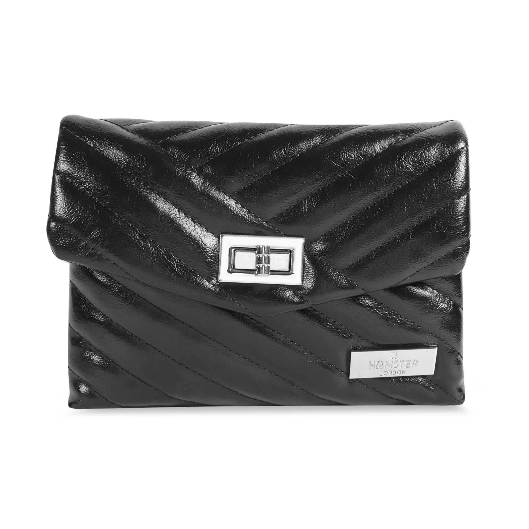 Hamster London Beverley Bea Crossbody Bag Black