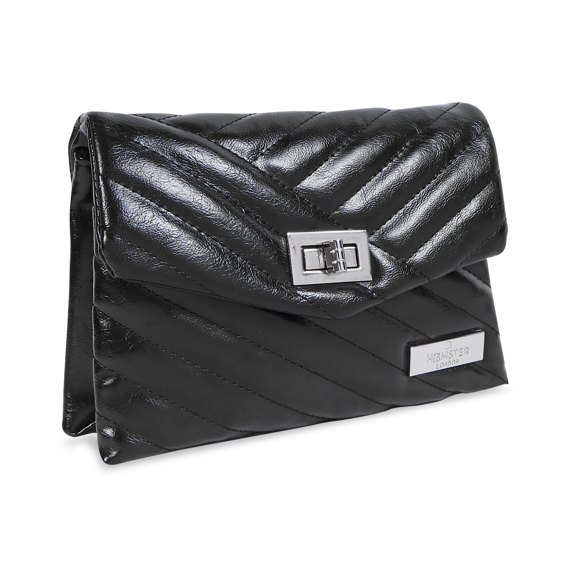 Hamster London Beverley Bea Crossbody Bag Black