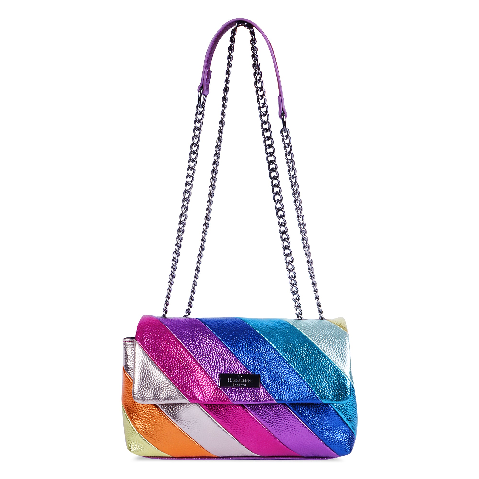 Hamster London Beverley Rainbow Wave Handbag
