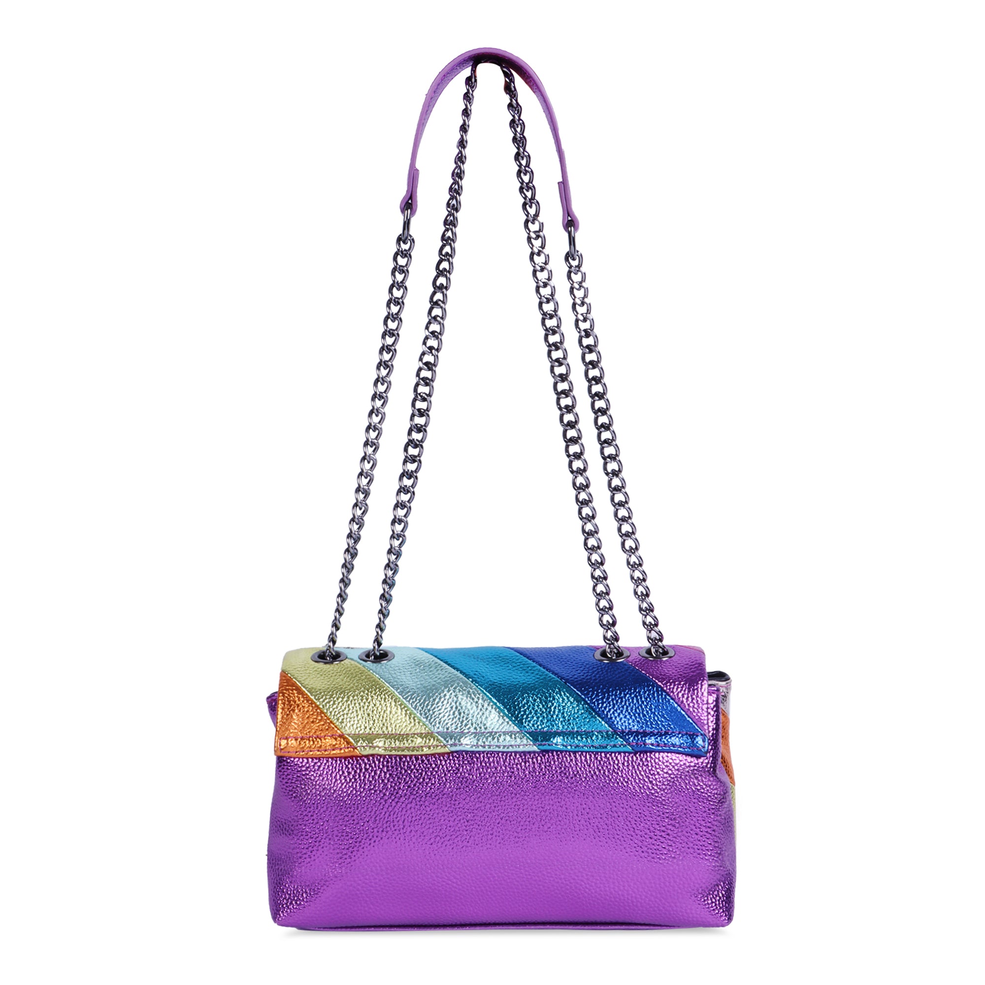 Hamster London Beverley Rainbow Wave Handbag