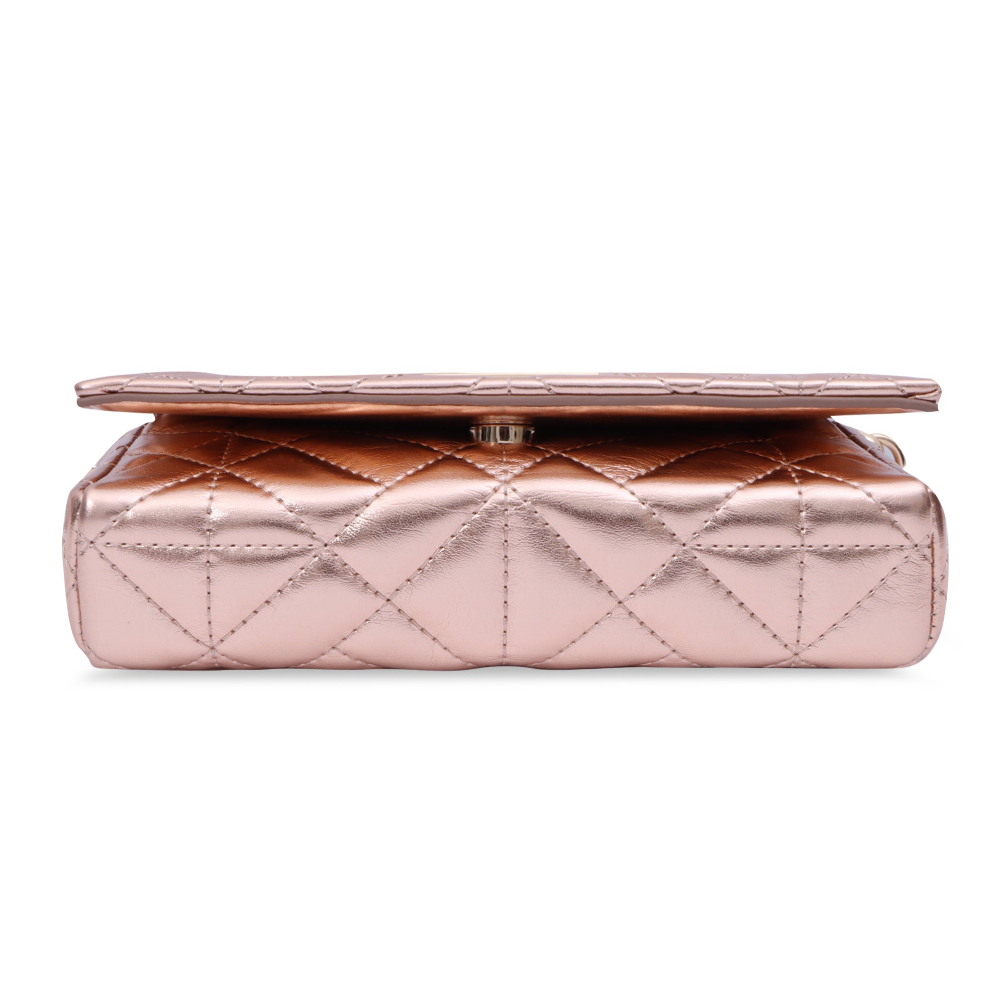 Hamster London Beverley Mosaic Crossbody Rose Gold