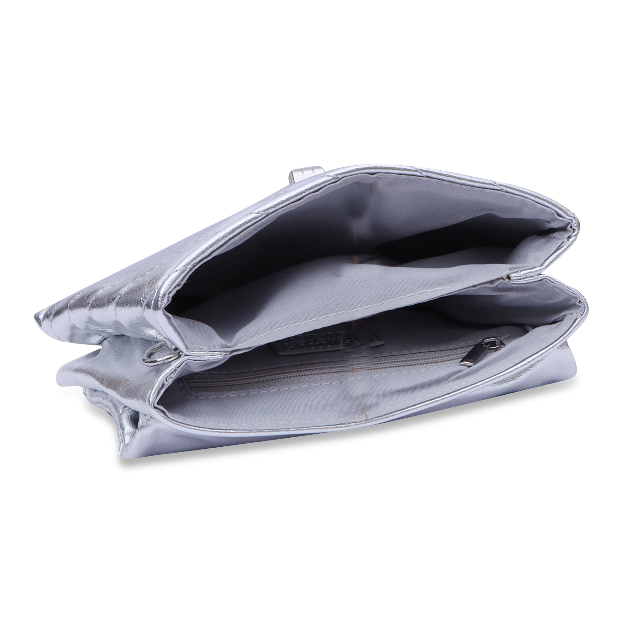 Hamster London Bea Crossbody Bag Silver