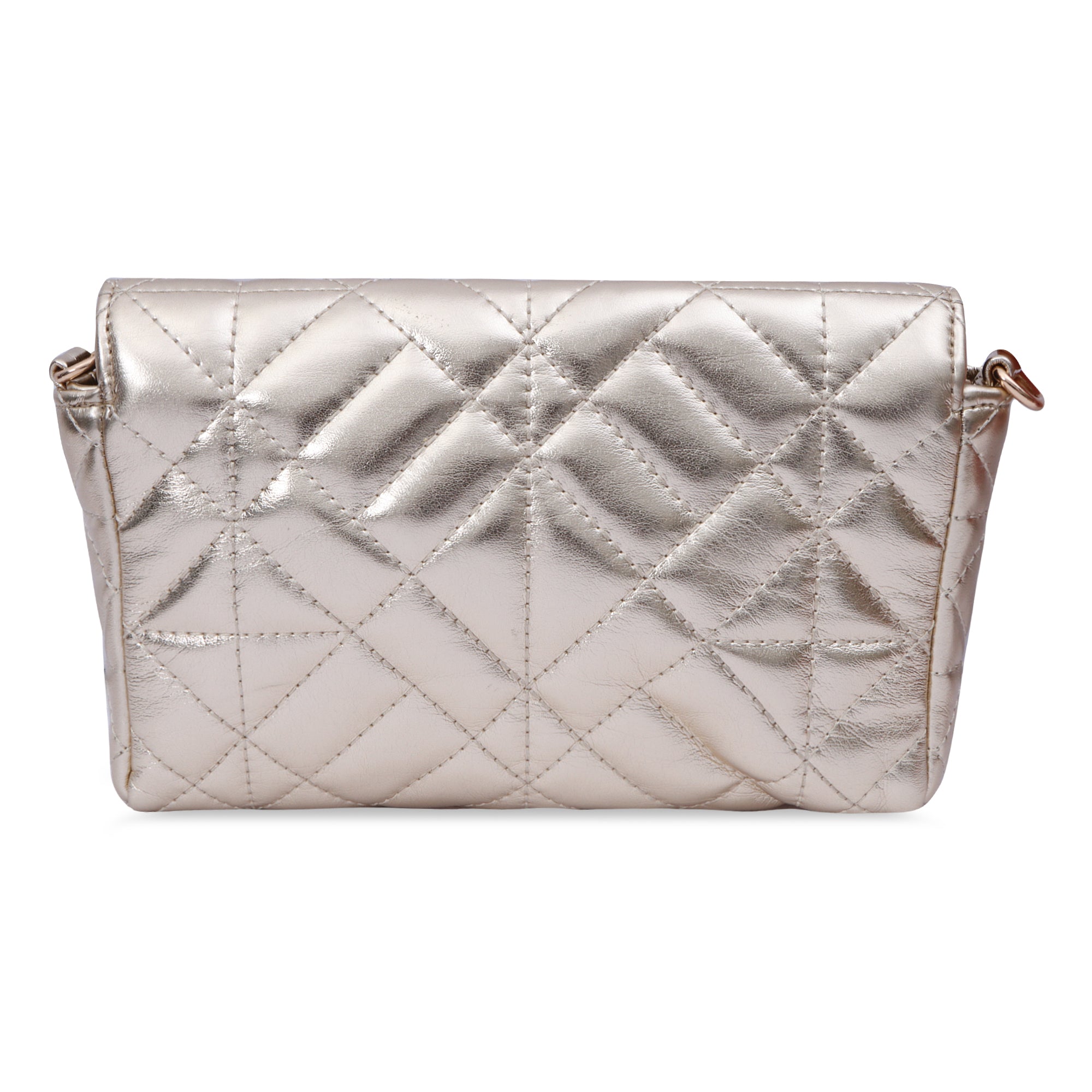 Hamster London Beverley Mosaic Crossbody Gold