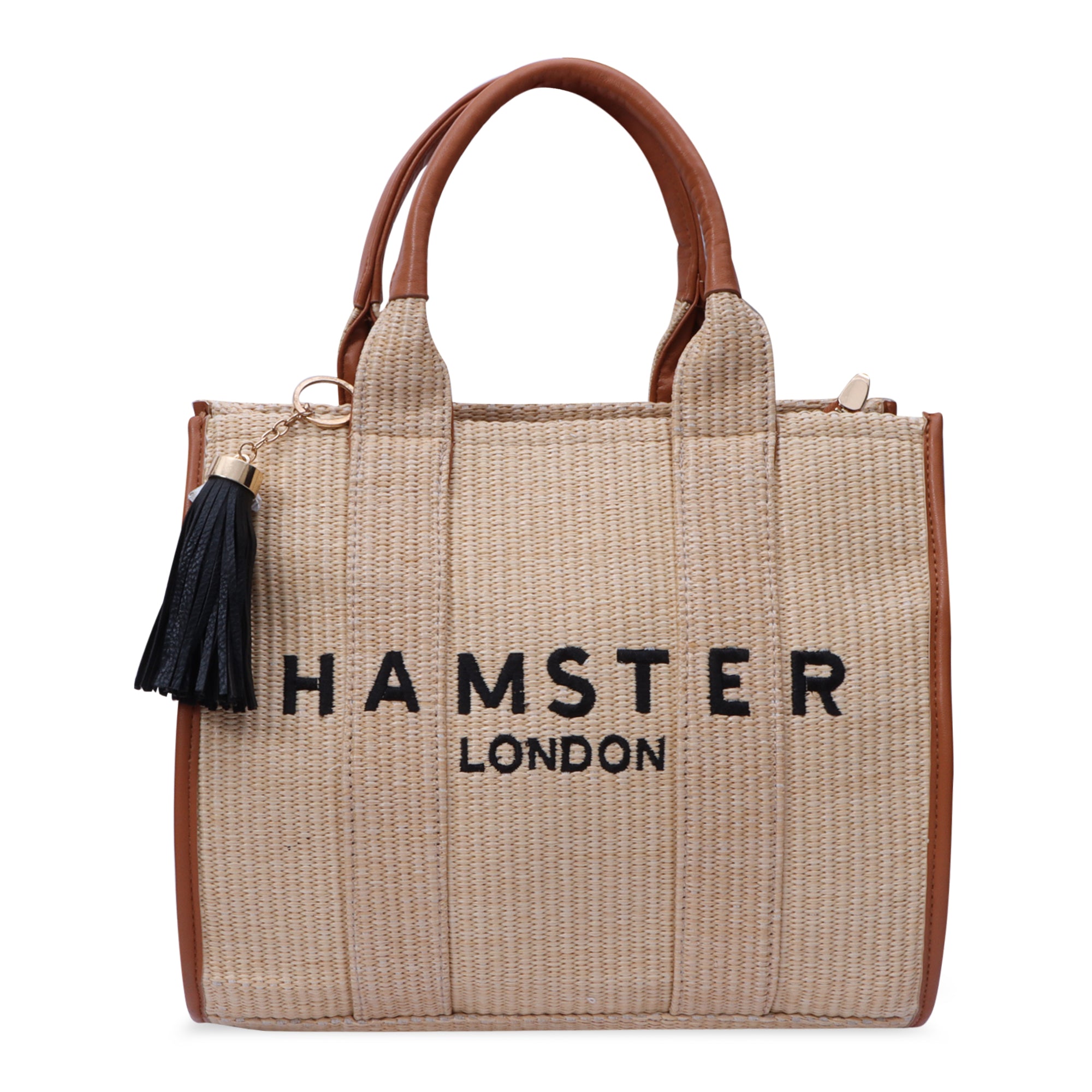 Hamster London Beverley Coastline Tote Bag Brown