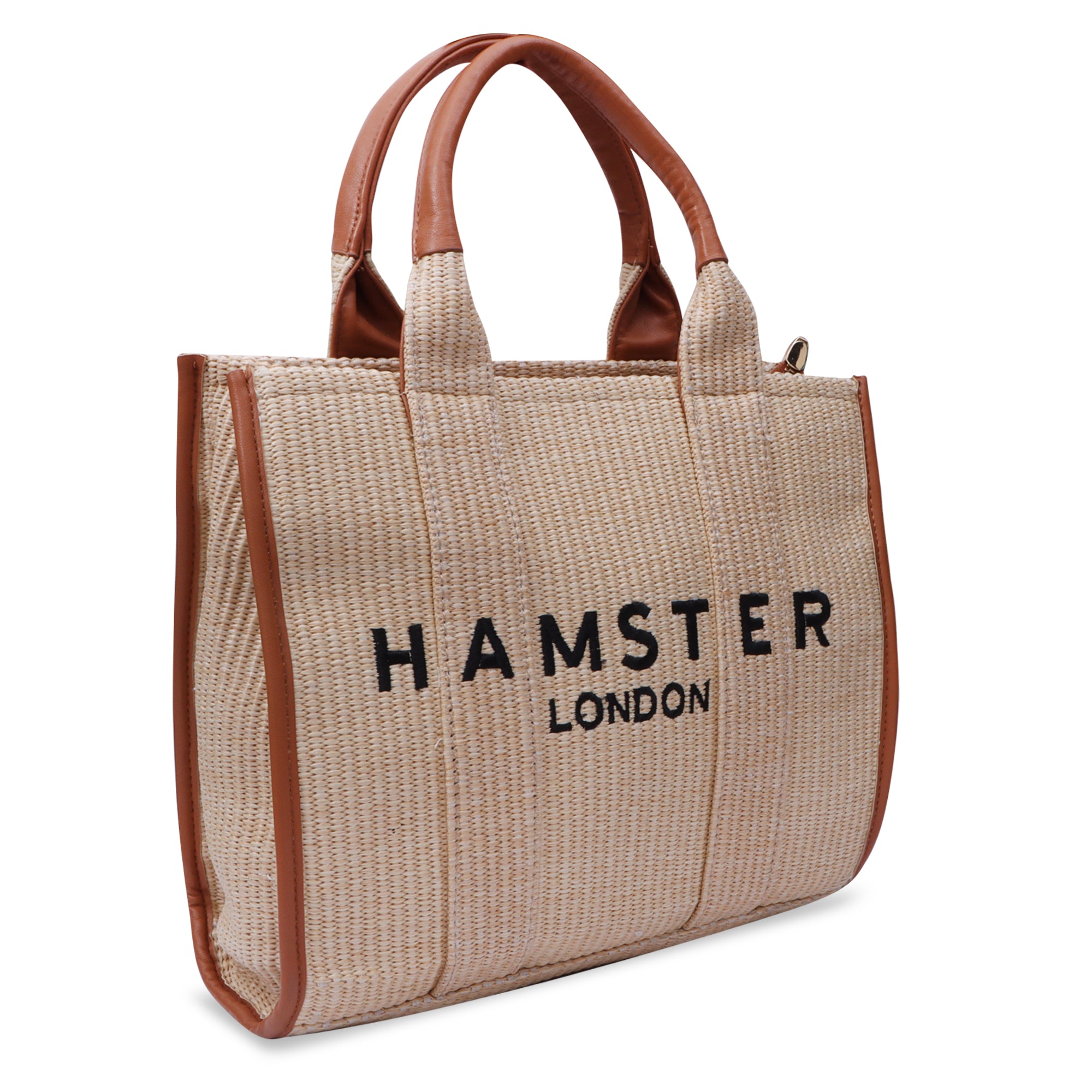 Hamster London Beverley Coastline Tote Bag Brown