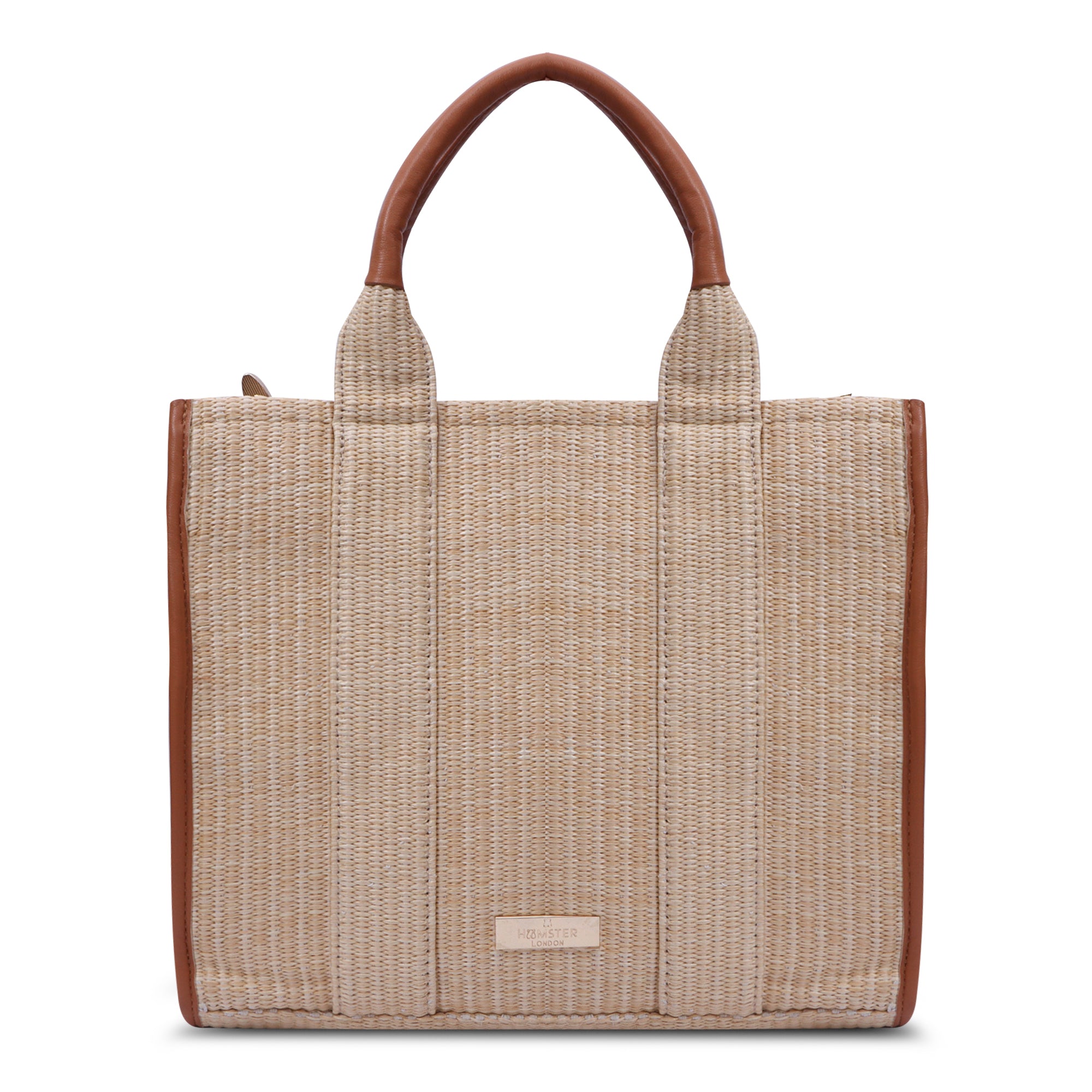 Hamster London Beverley Coastline Tote Bag Brown